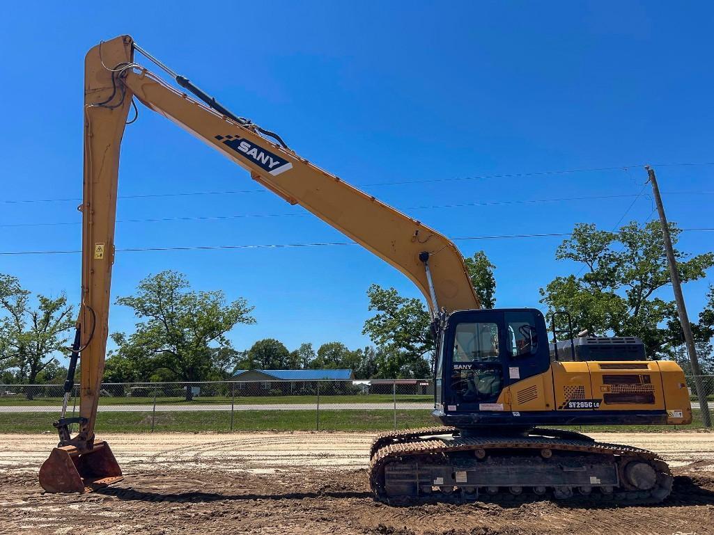 2020 SANY SY265CLC LONG REACH EXCAVATOR