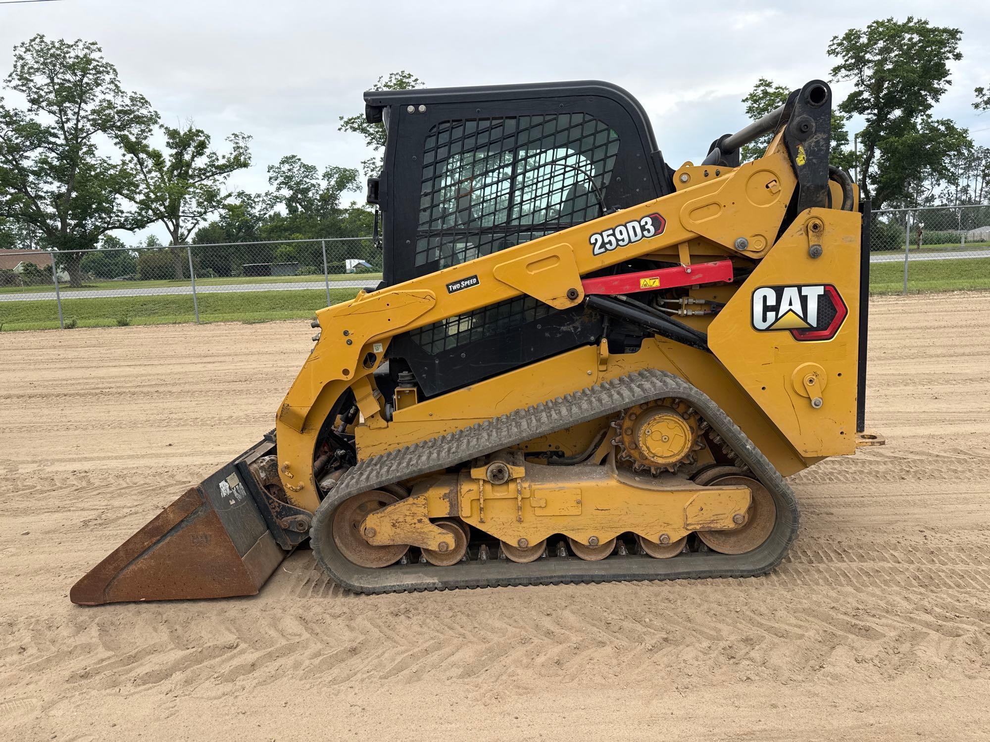 2022 CATERPILLAR 259D3 SKID STEER