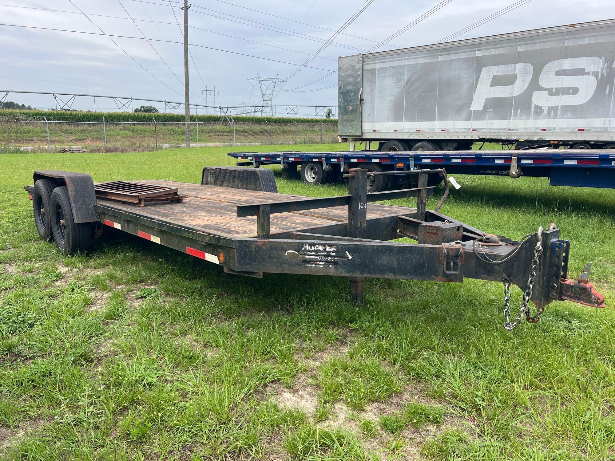 2013 HOOPER 7' X 20' DBL AXLE TRAILER