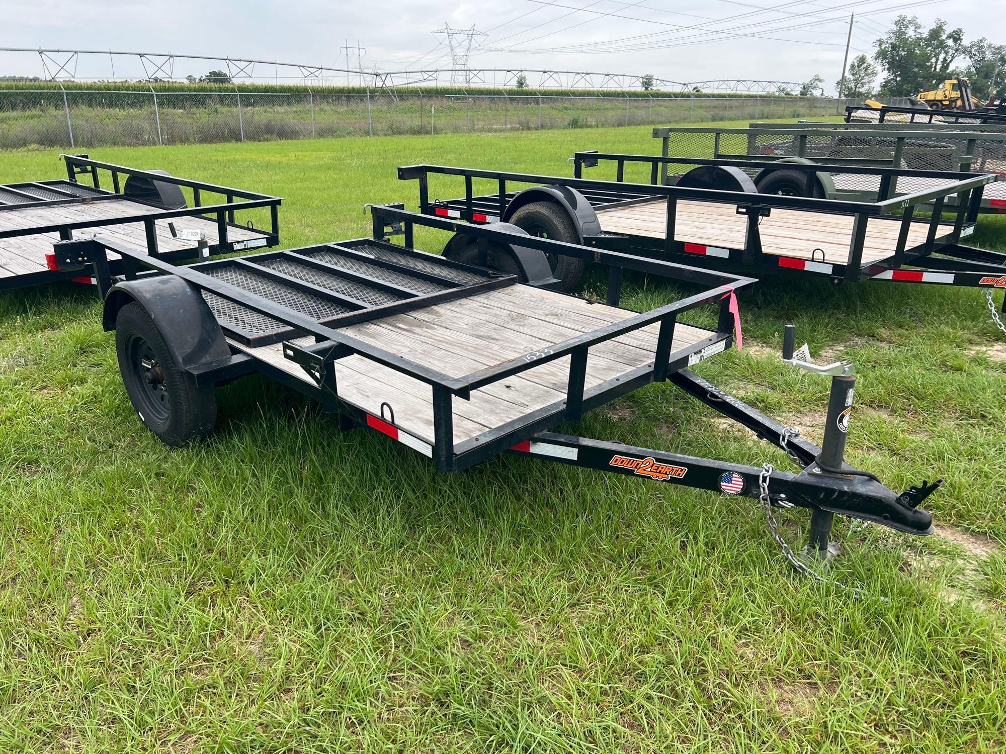 2026 DOWN TO EARTH 5' X 8' TRAILER