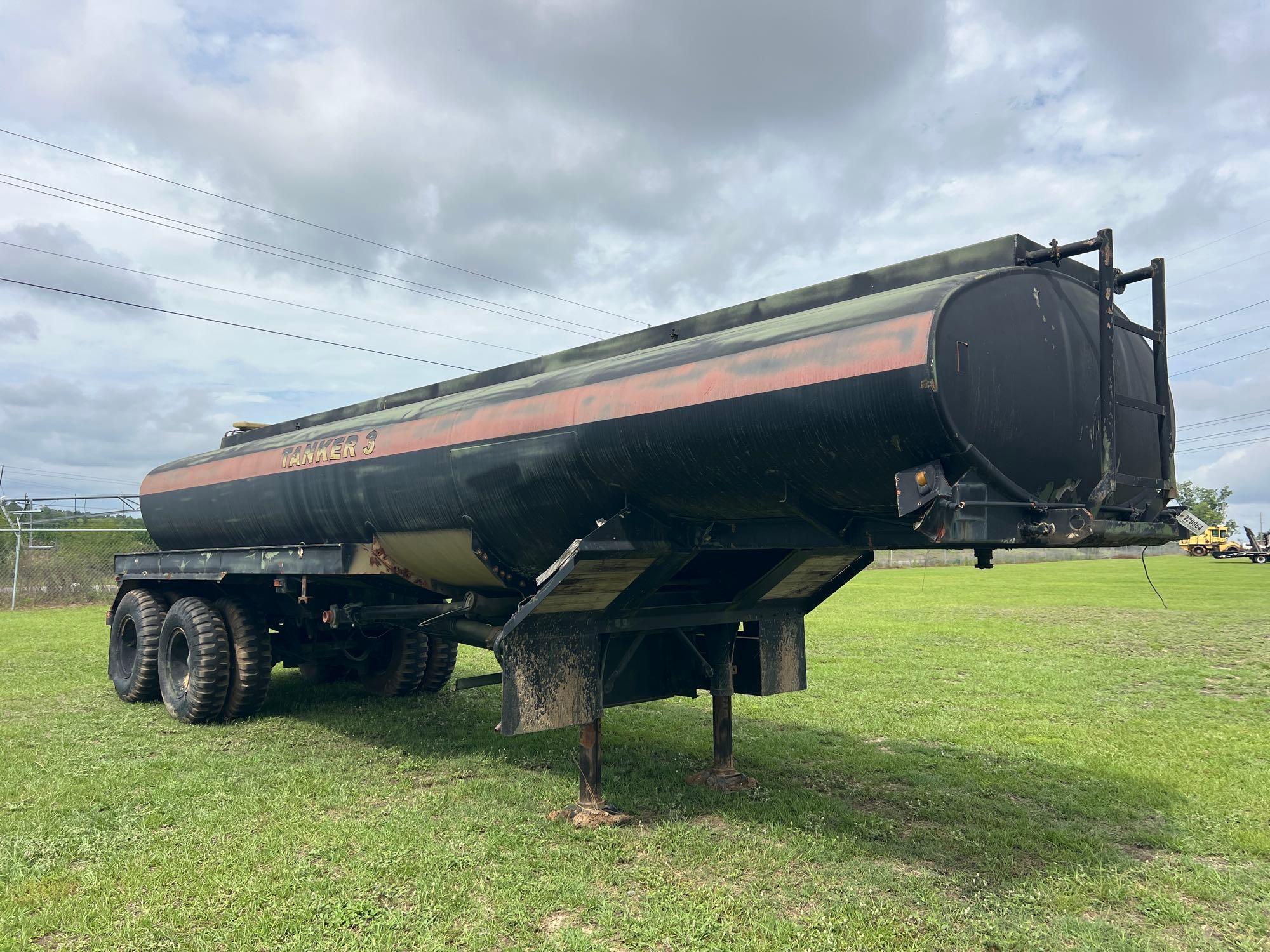 1985-86 MILITARY 30' TANKER TRAILER