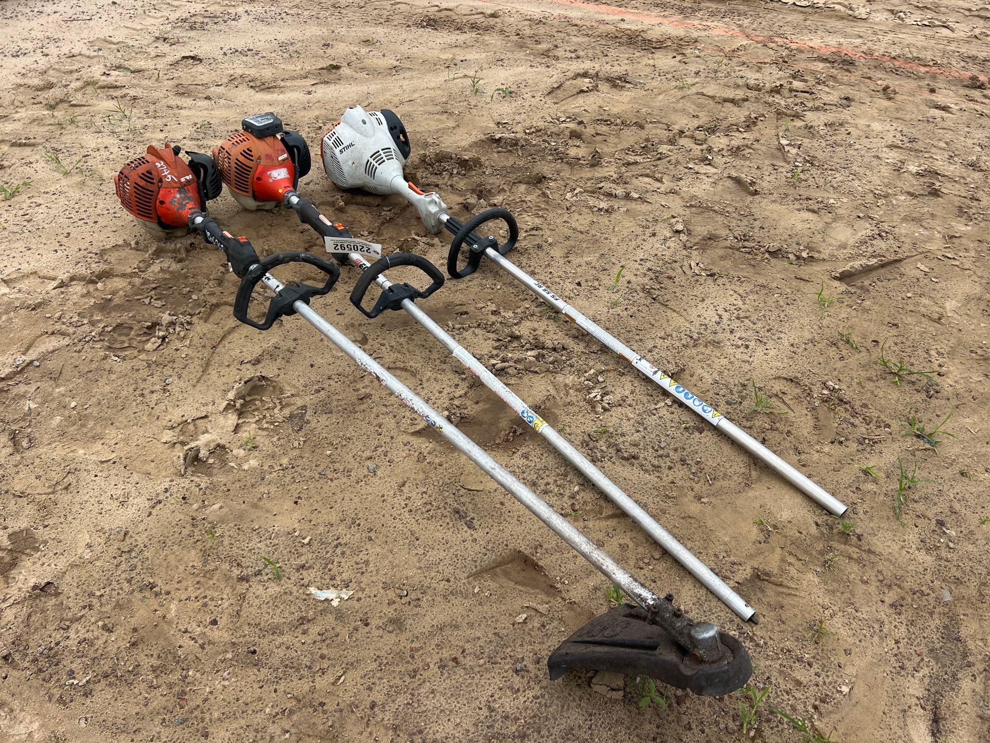(1) STIHL FS56RC (2) ECHO WEEDEATERS