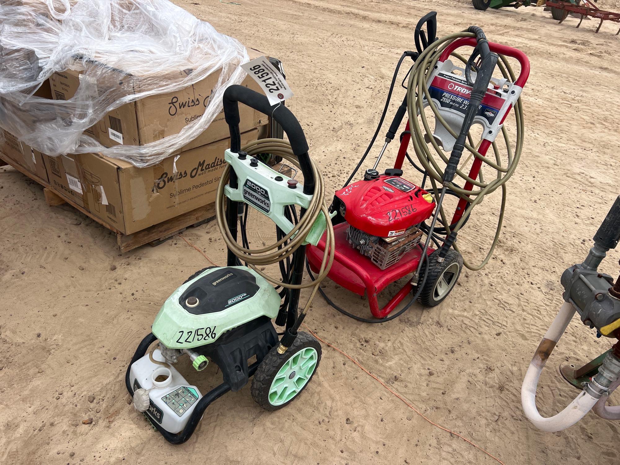 TROYBILT GAS PRESSURE WASHER