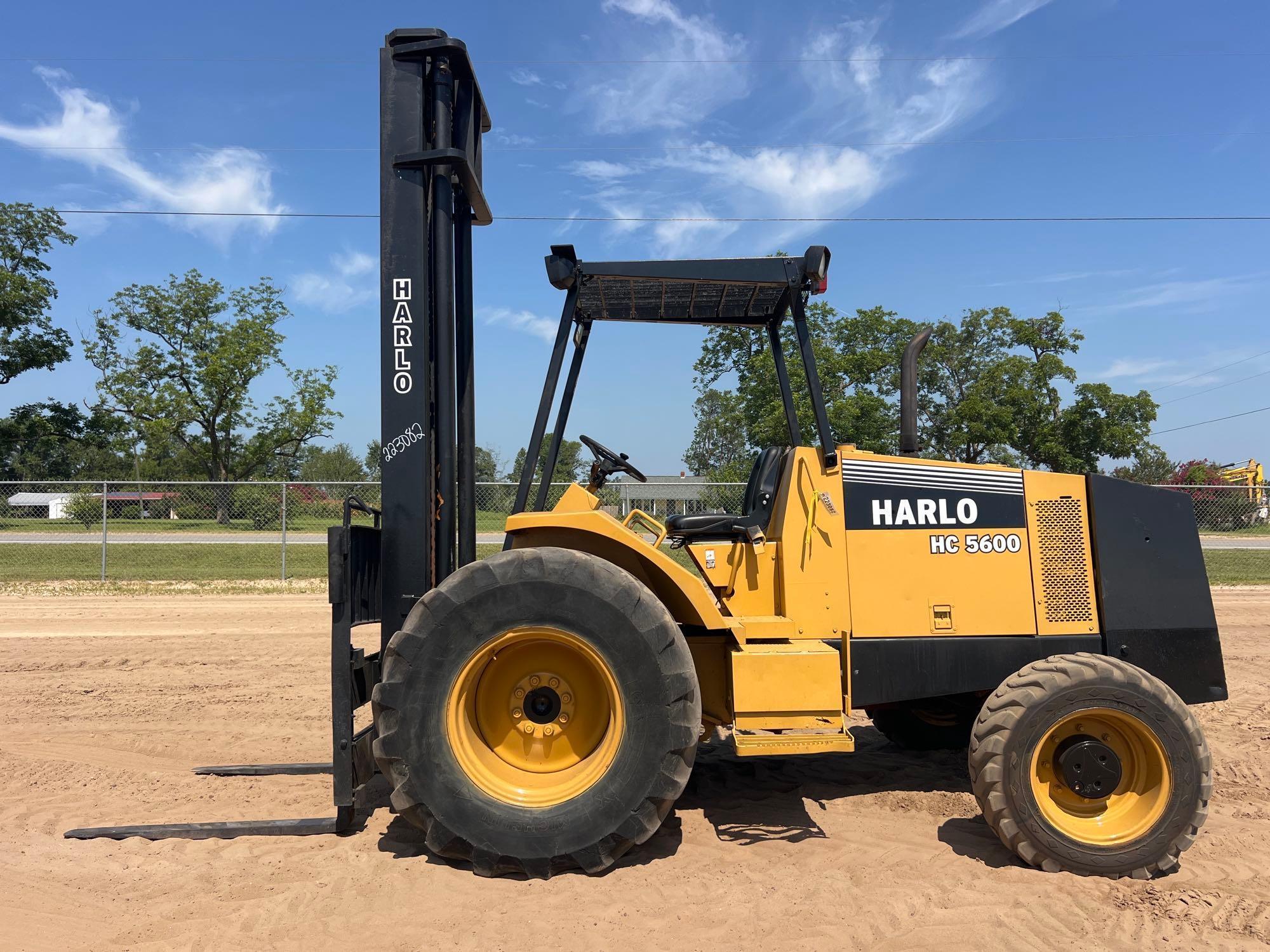 2001 HARLO HC-5600 ROUGH TERRAIN FORKLIFT