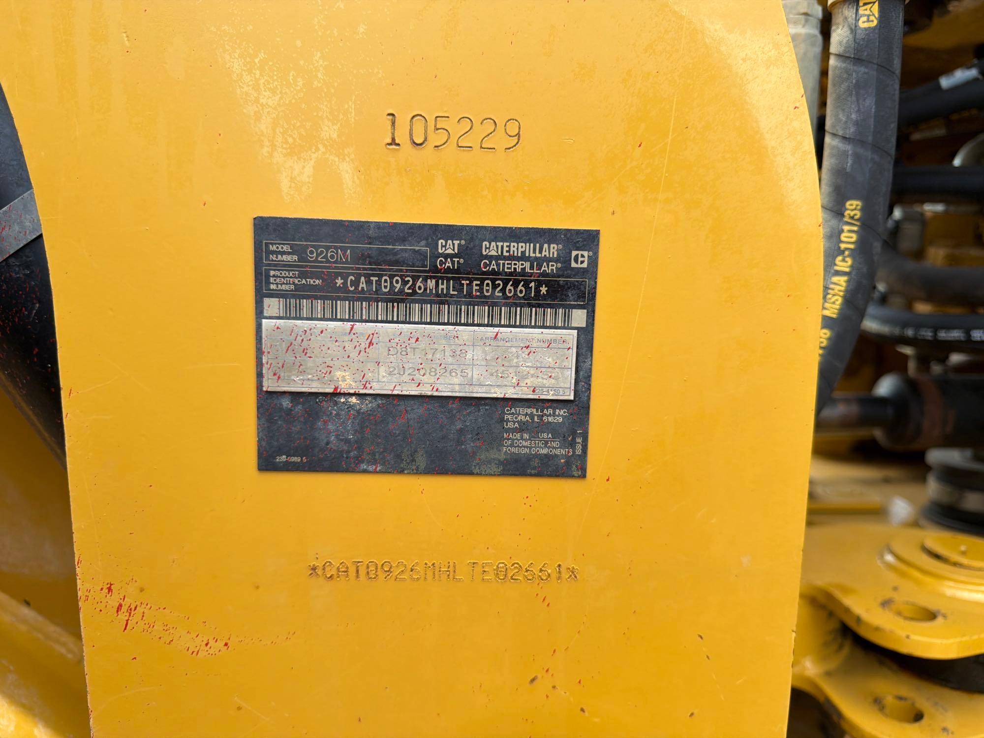 2016 Caterpillar 926M