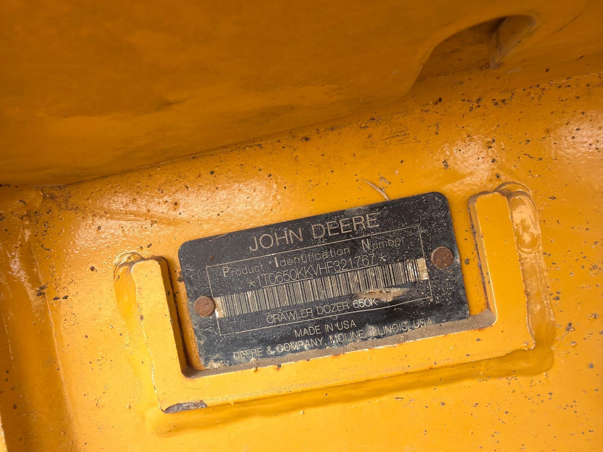 2018 John Deere 650K LGP
