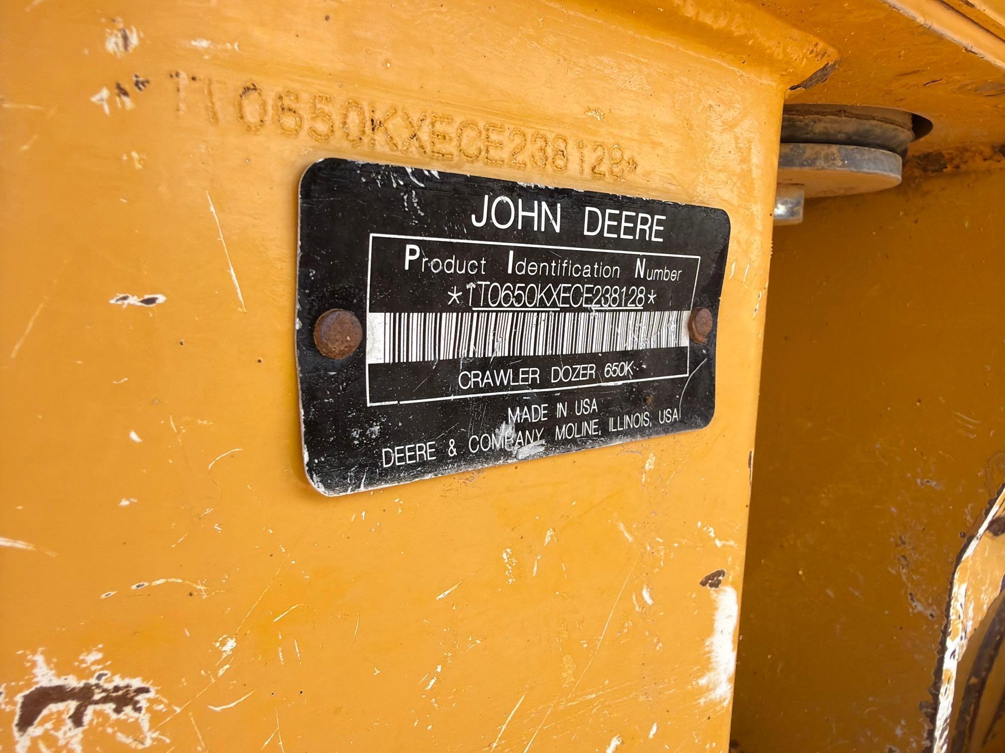 2013 John Deere 650K XLT