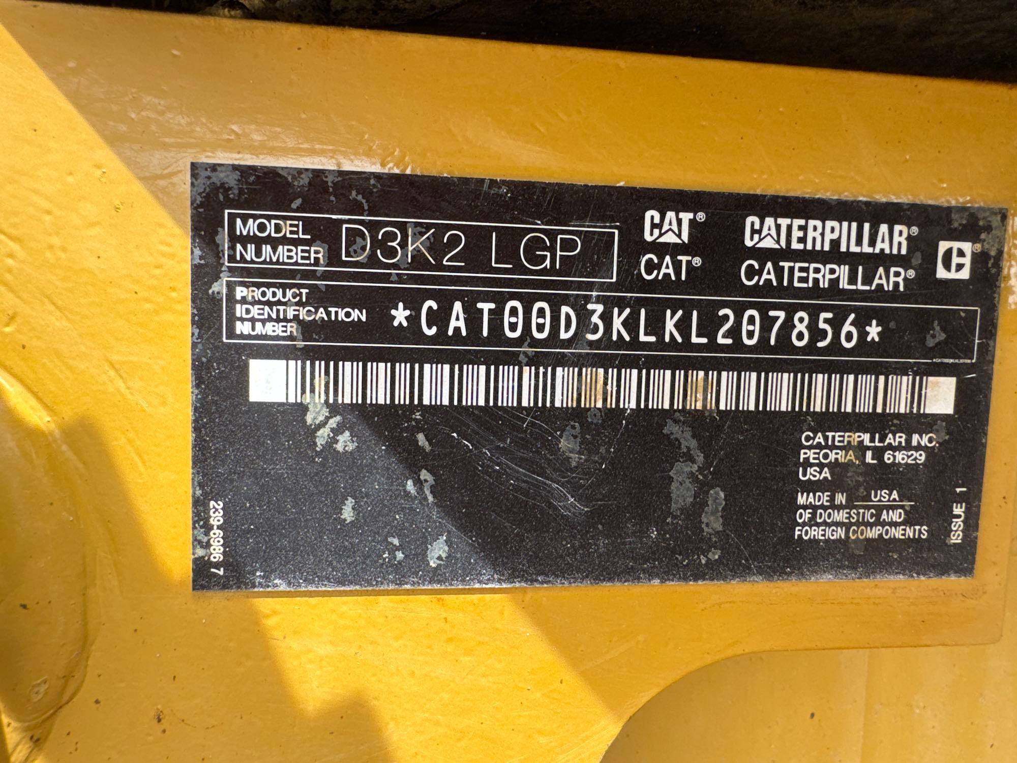 2020 Caterpillar D3K2LGP