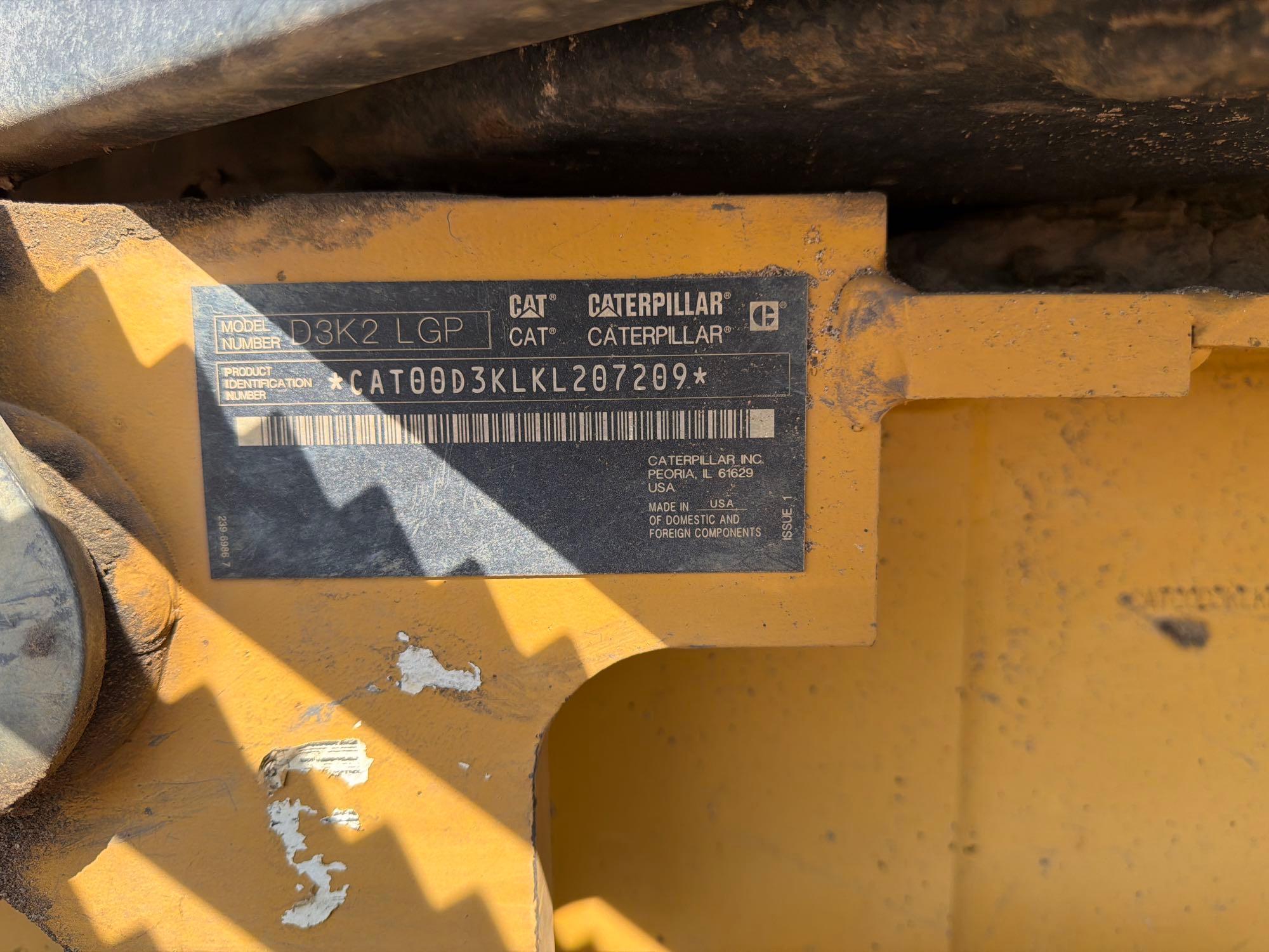 2019 Caterpillar D3K2LGP