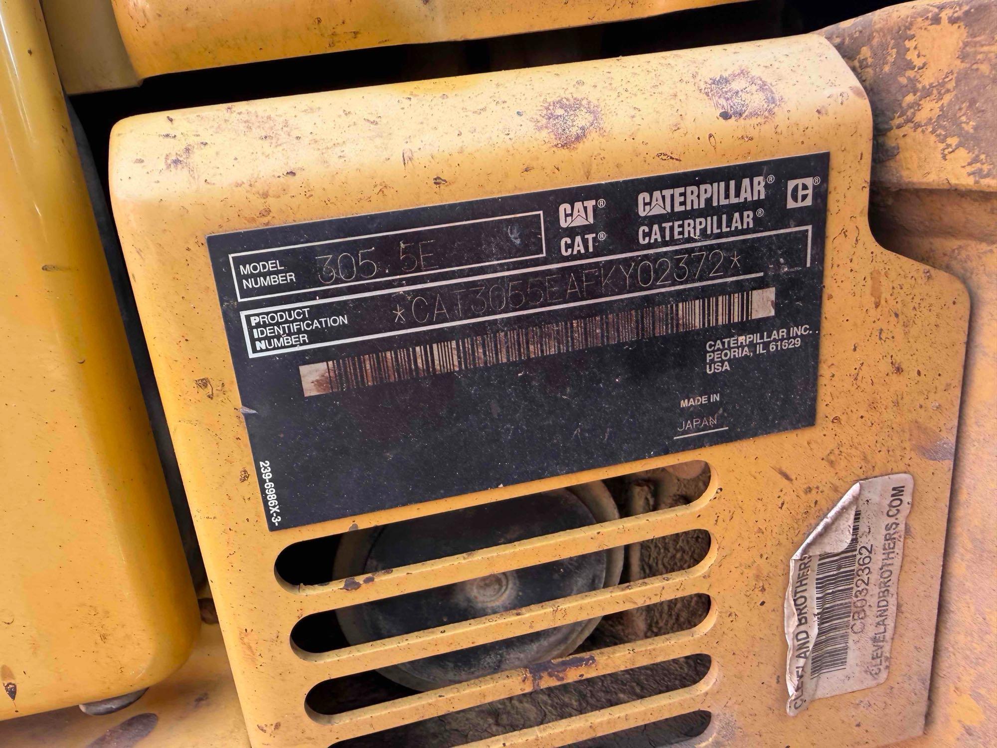 2014 Caterpillar 305.5ECR