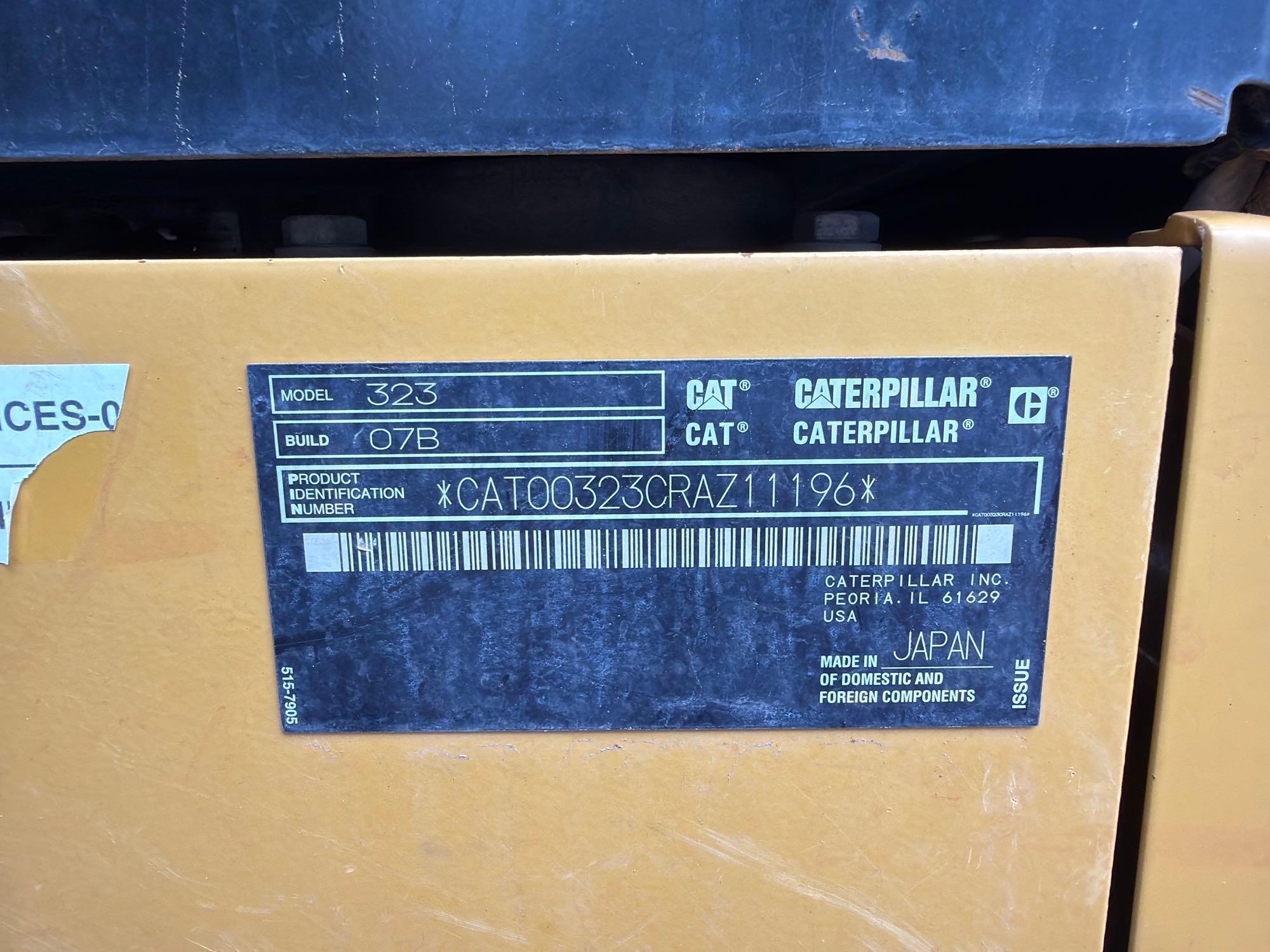 2019 Caterpillar 323