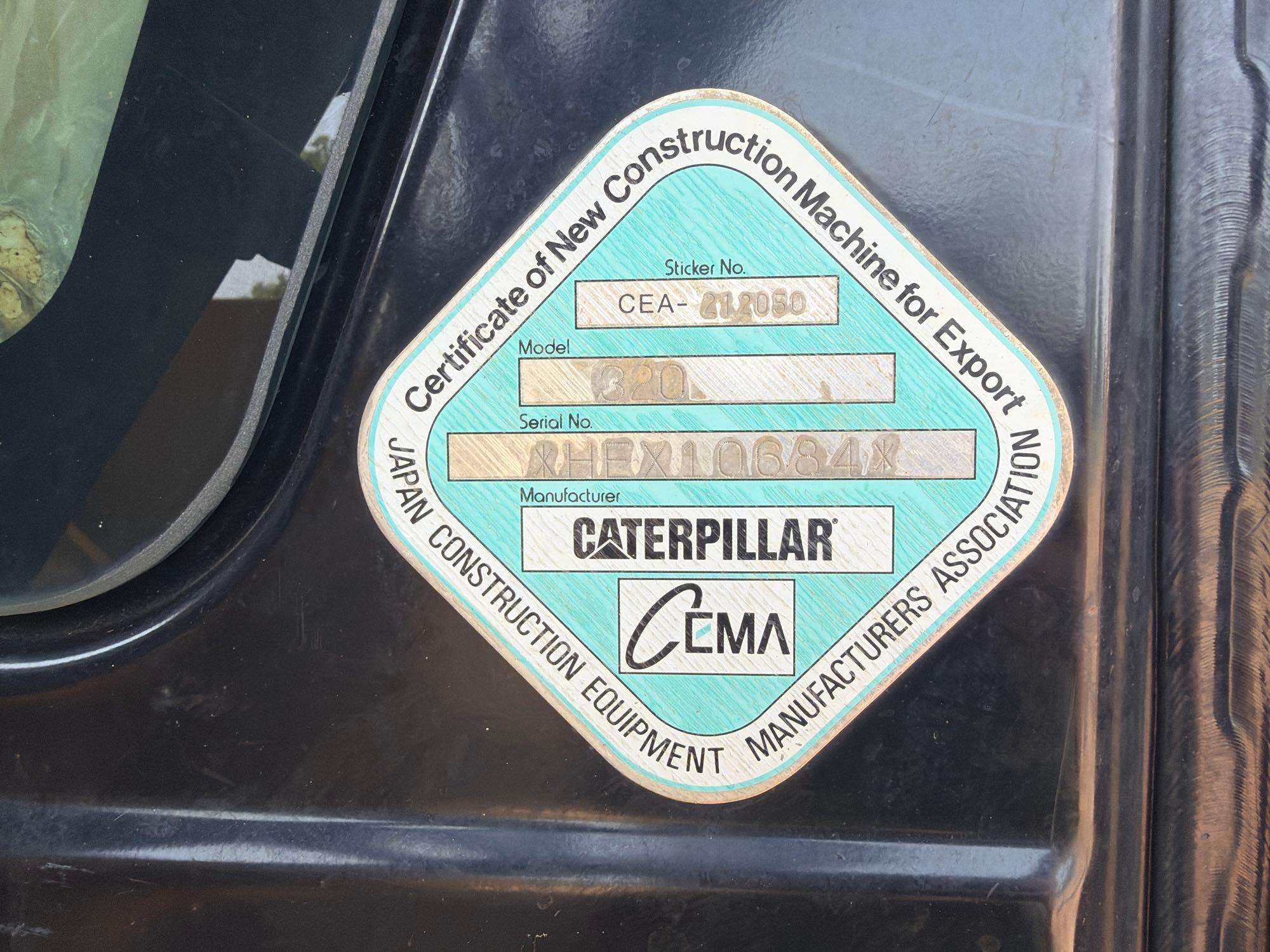 2019 Caterpillar 320
