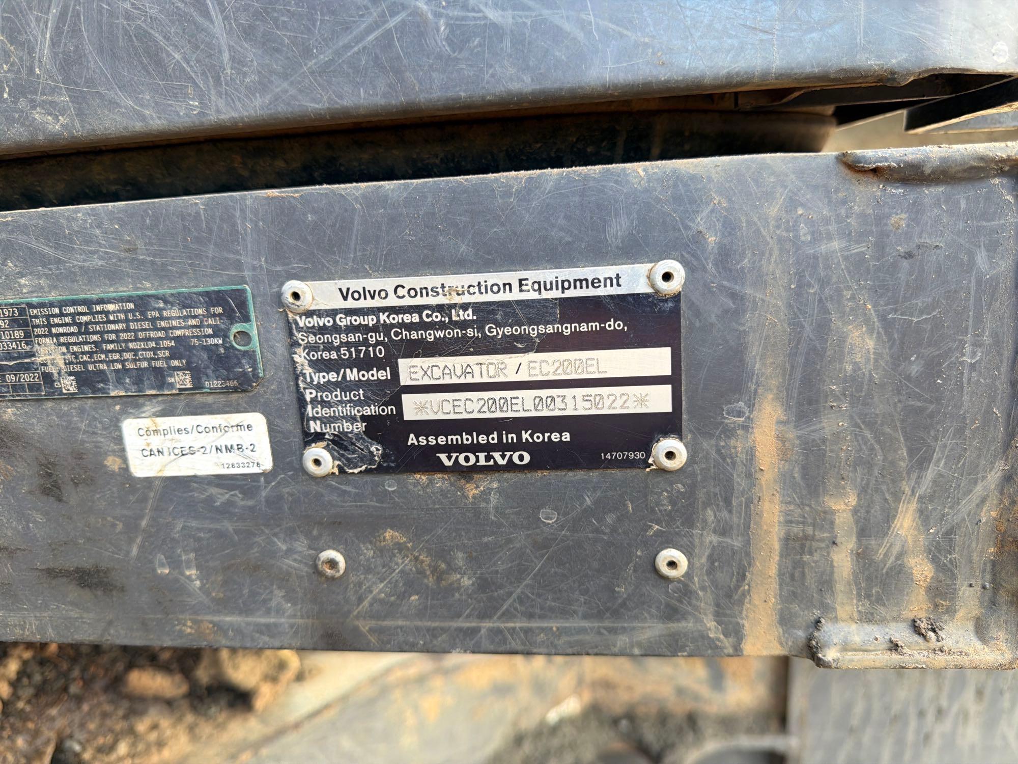 2023 Volvo EC200