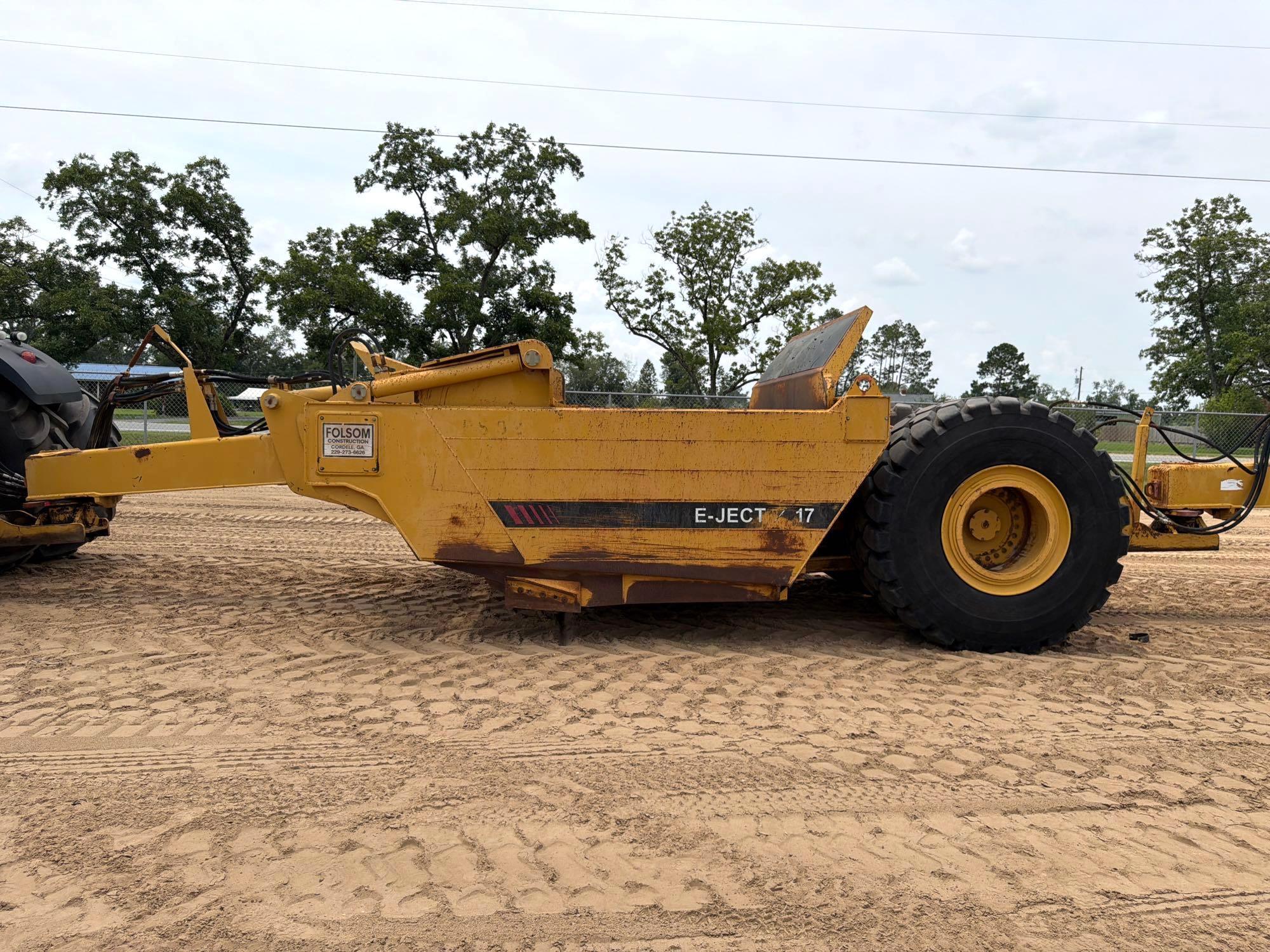 E-JECT E-17, SC-17-U HYD EARTH MOVING SCRAPER
