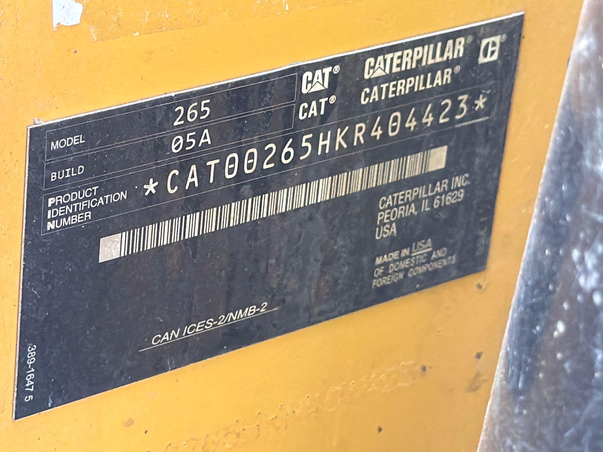 2025 Caterpillar 265