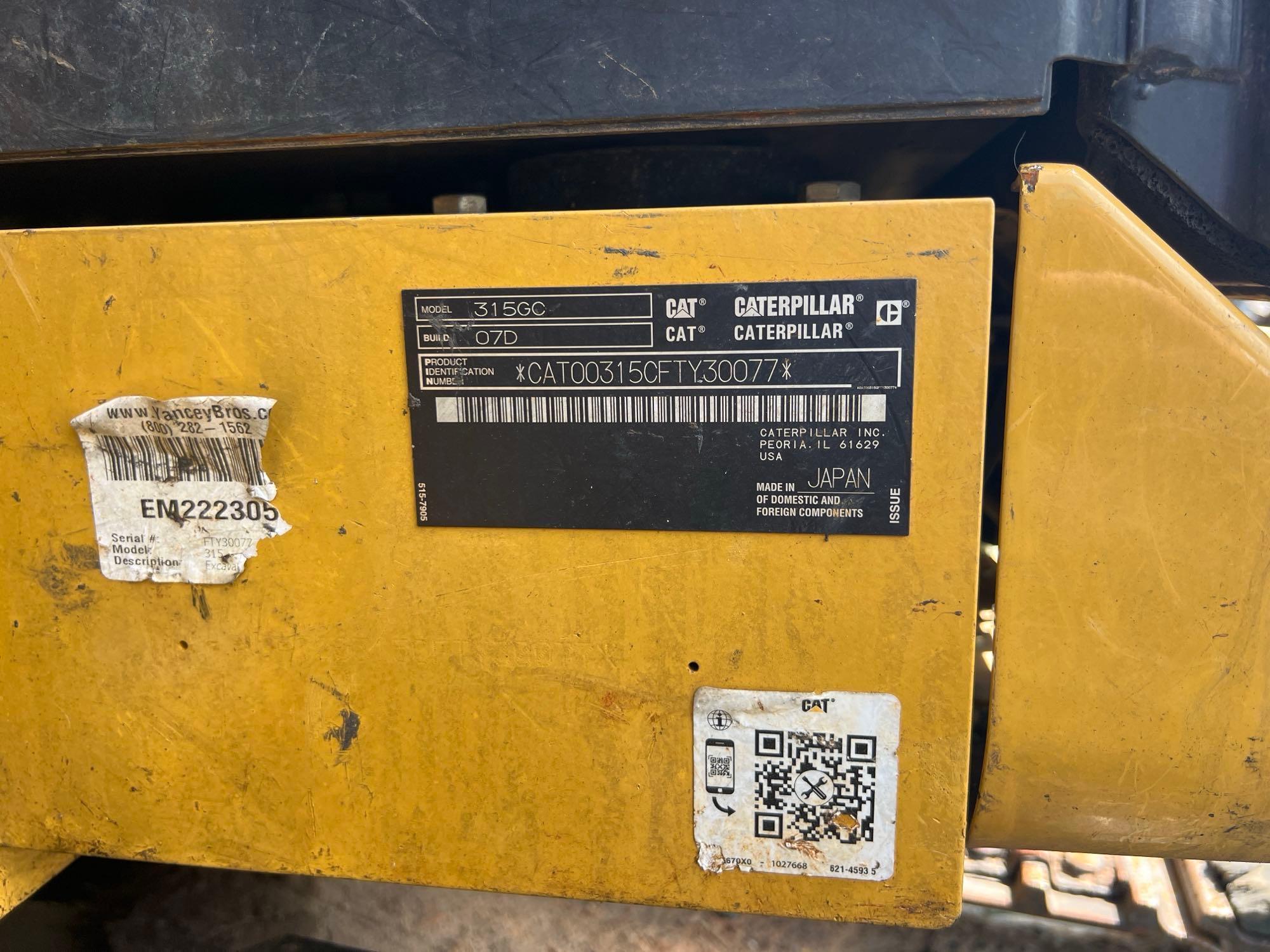 2023 Caterpillar 315
