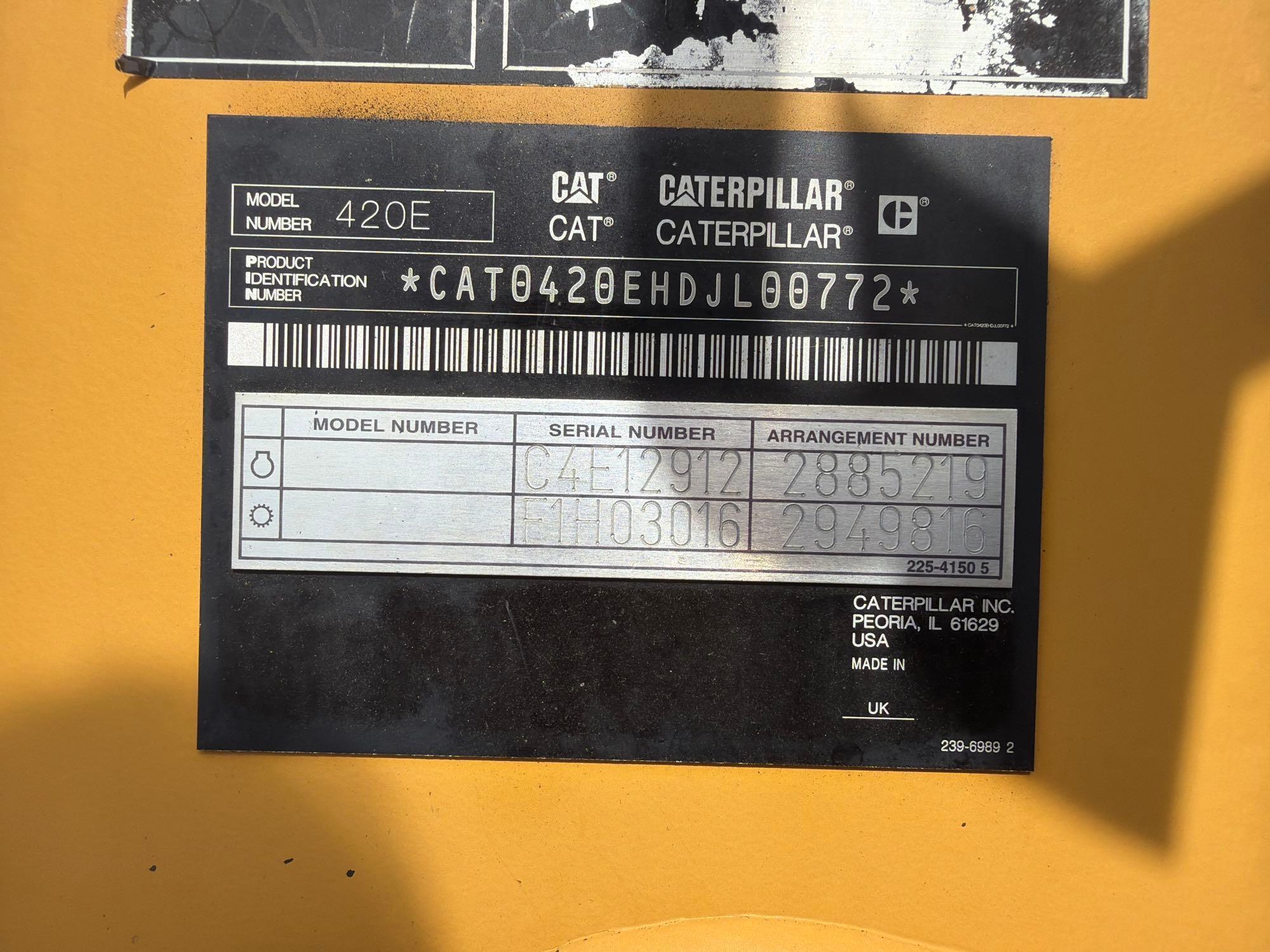 2011 Caterpillar 420E