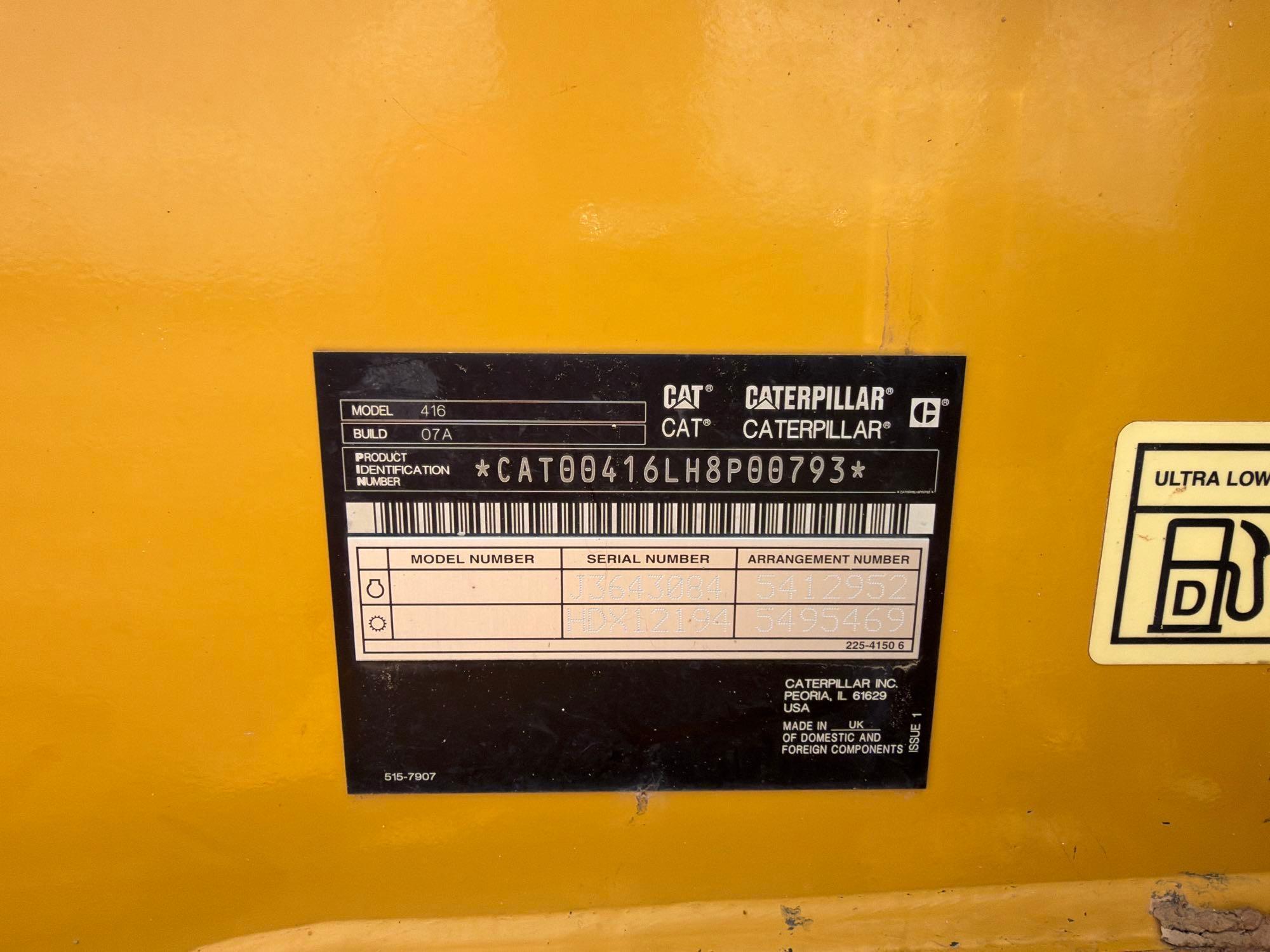 2022 Caterpillar 416