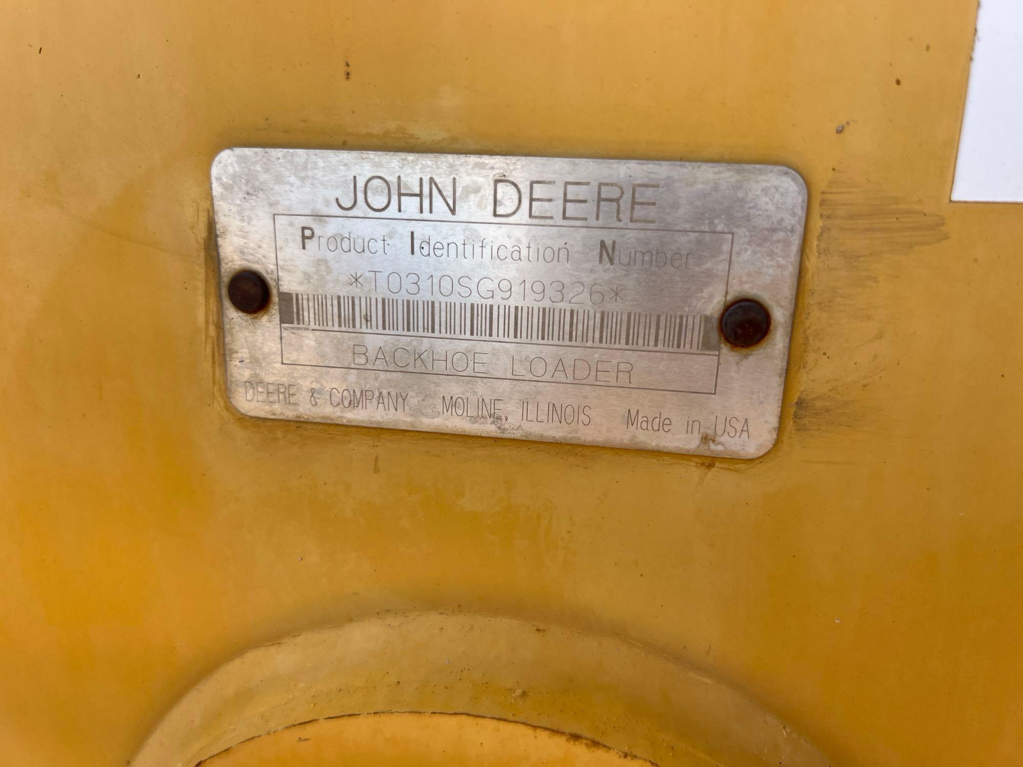2003 John Deere 310SG