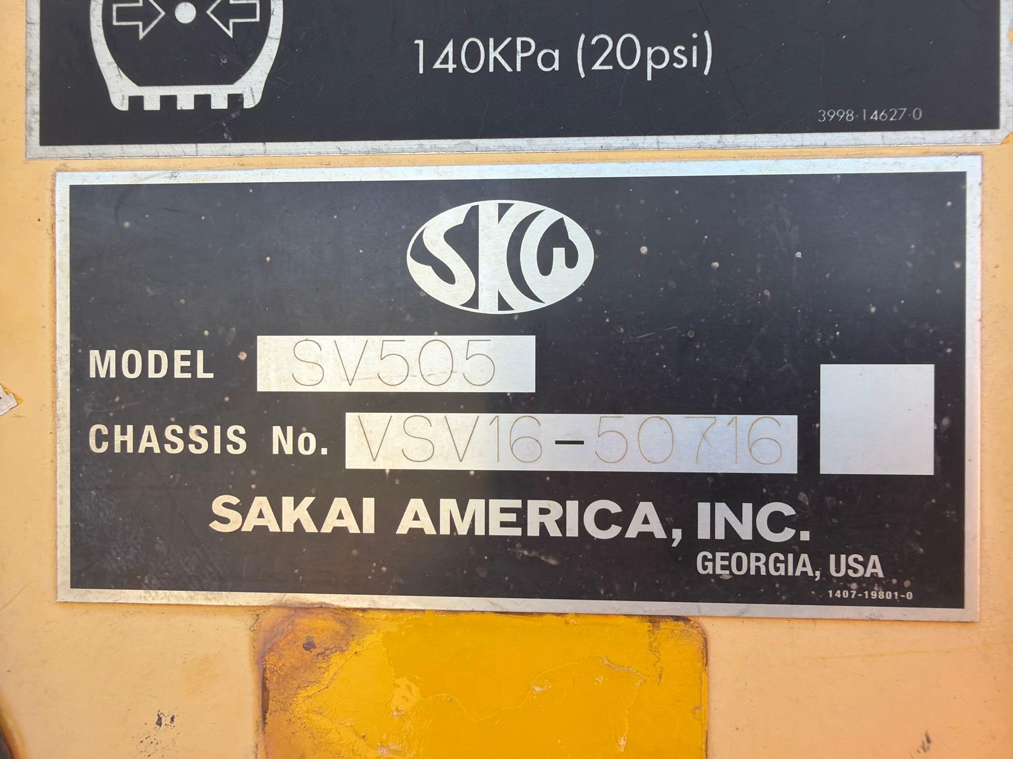 2021 Sakai SV505