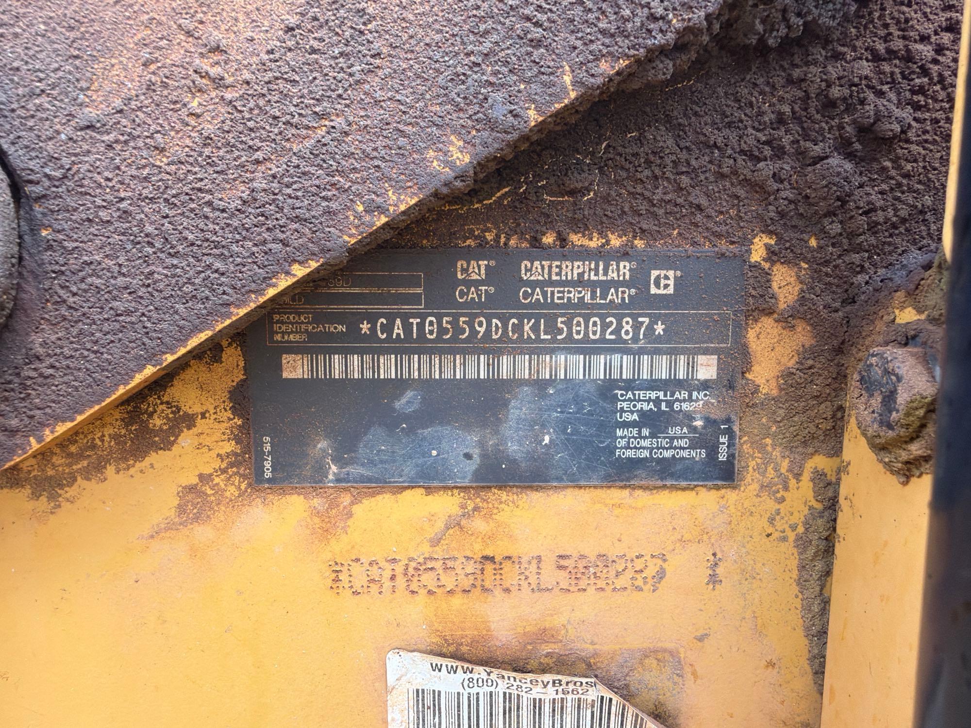 2019 Caterpillar 559