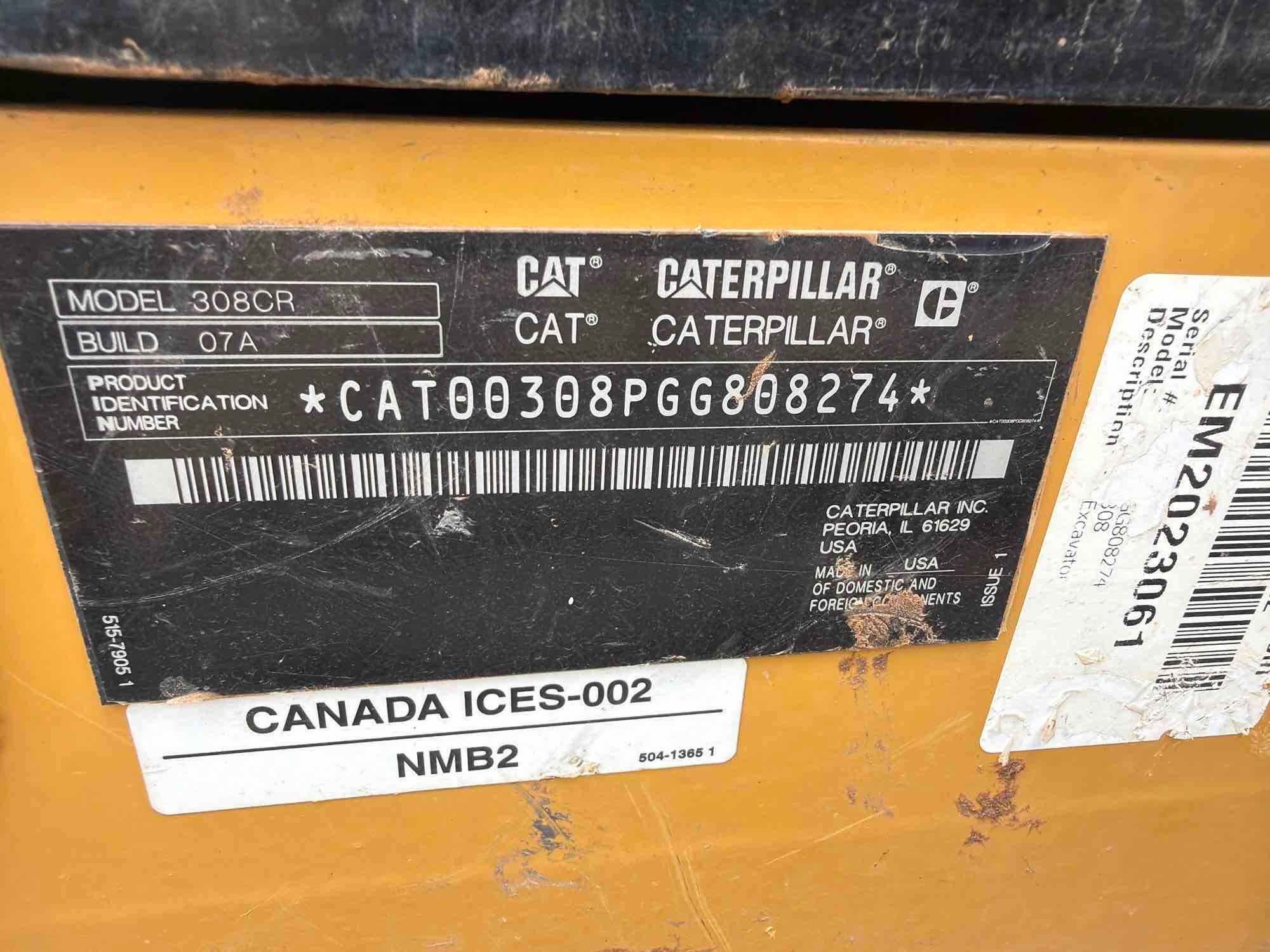 2023 Caterpillar 308