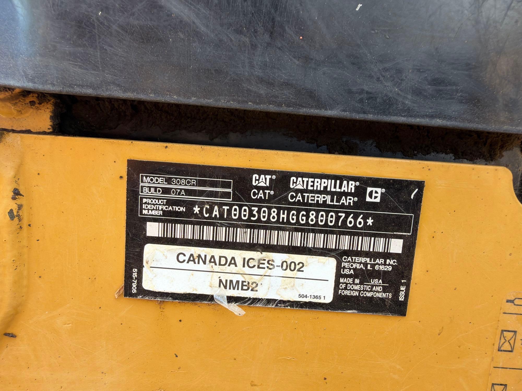 2019 Caterpillar 308