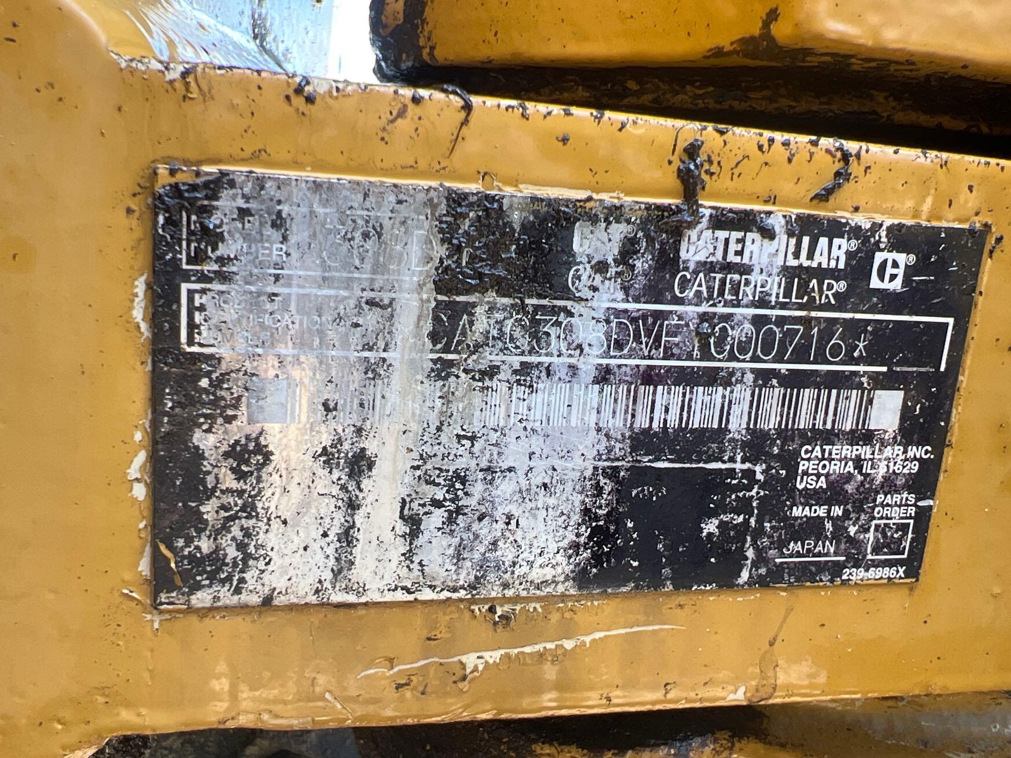 2010 Caterpillar 308DCR