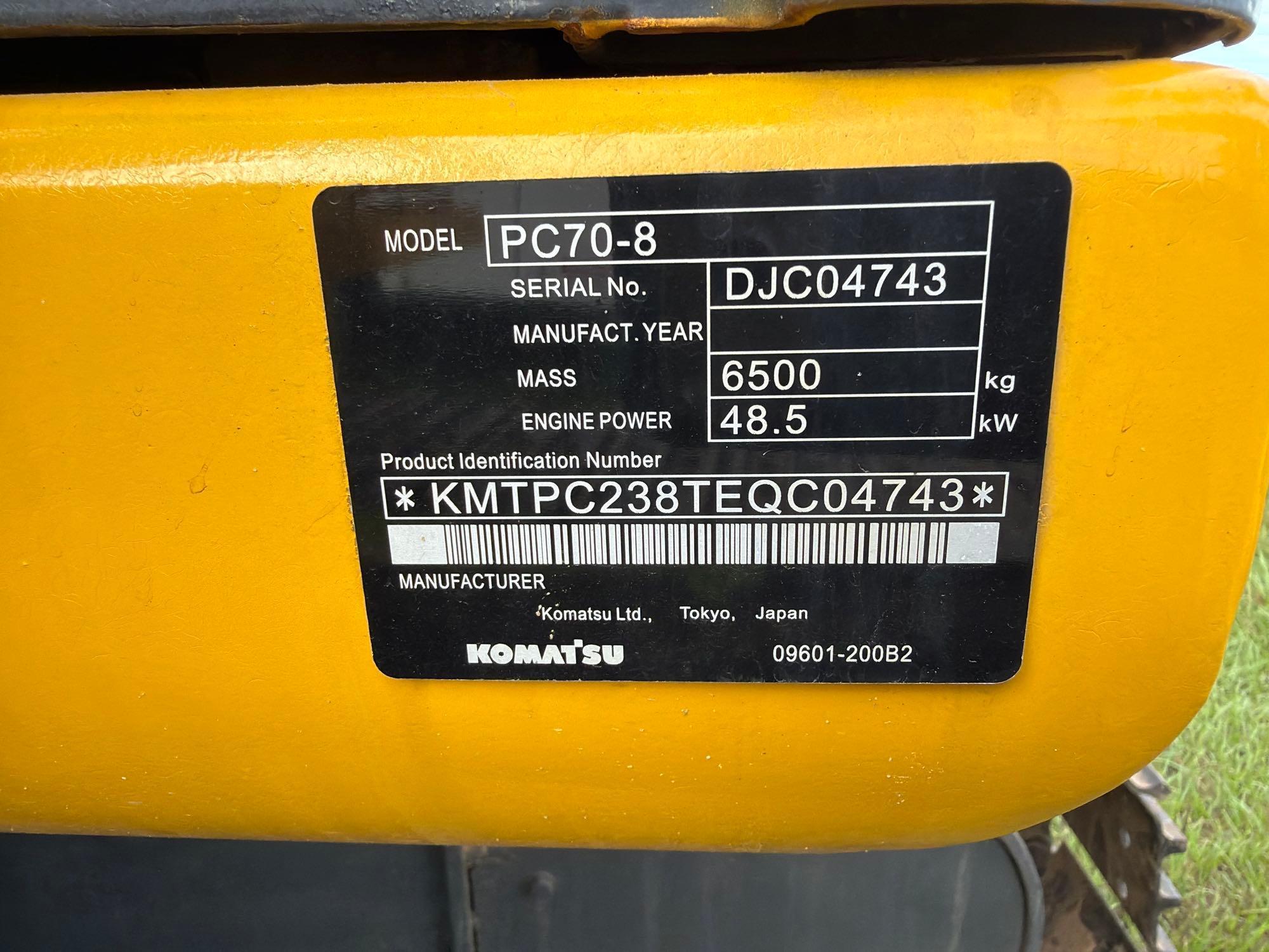 2011 Komatsu PC70