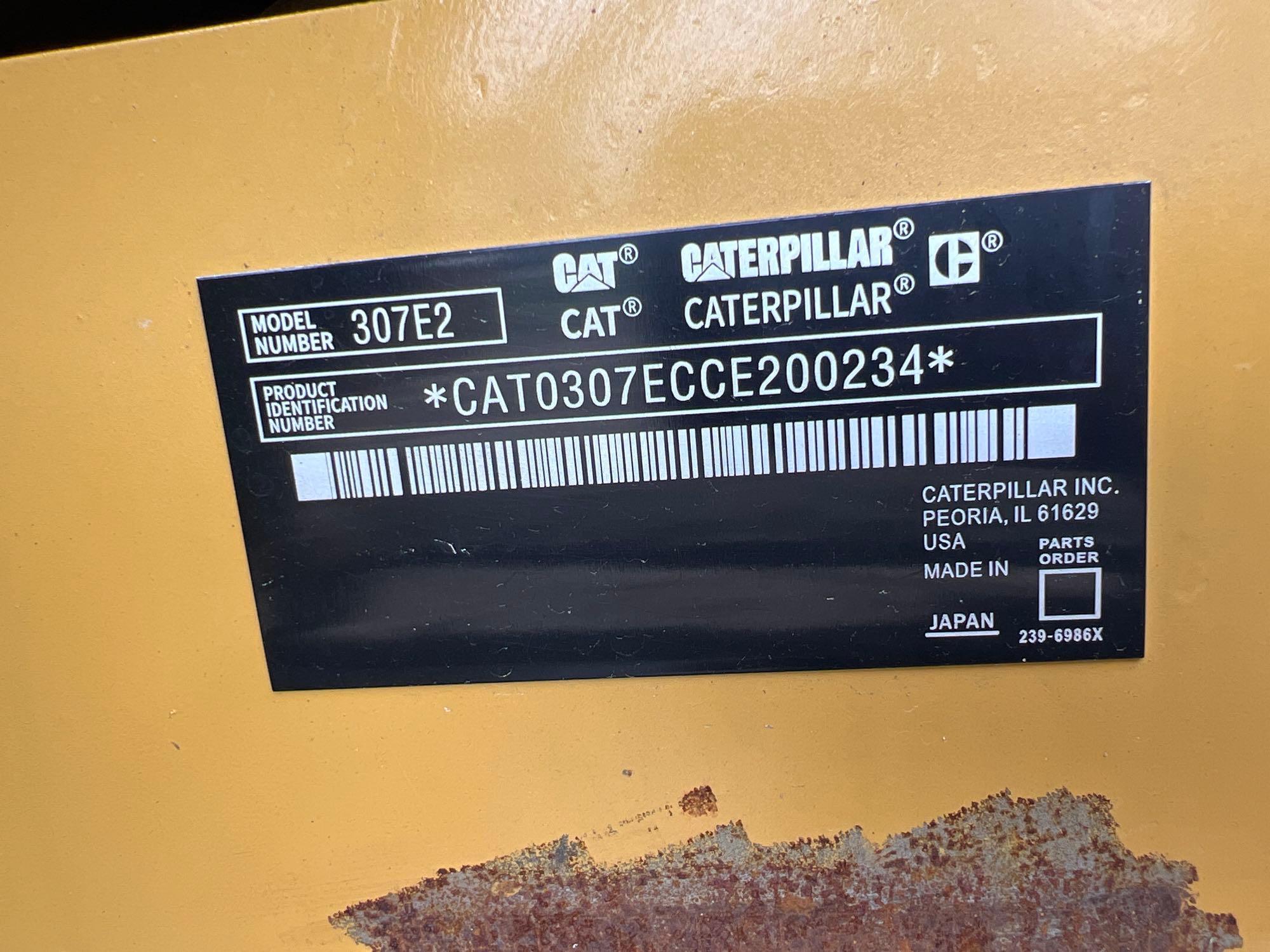 2016 Caterpillar 307E2