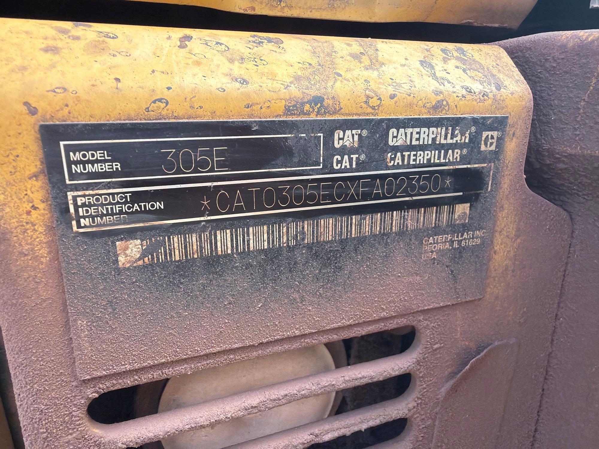 2013 Caterpillar 305E CR