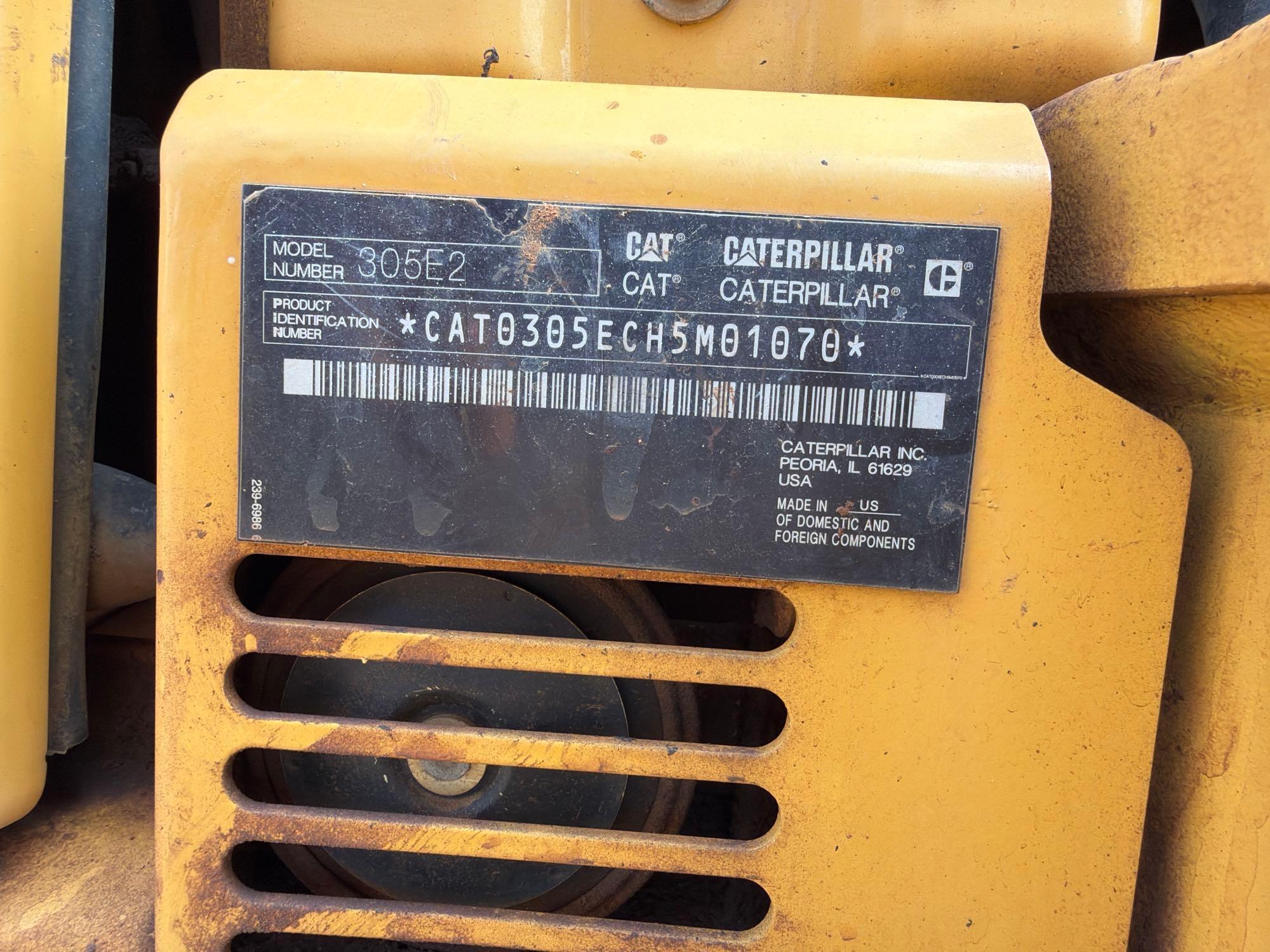 2016 Caterpillar 305E2CR