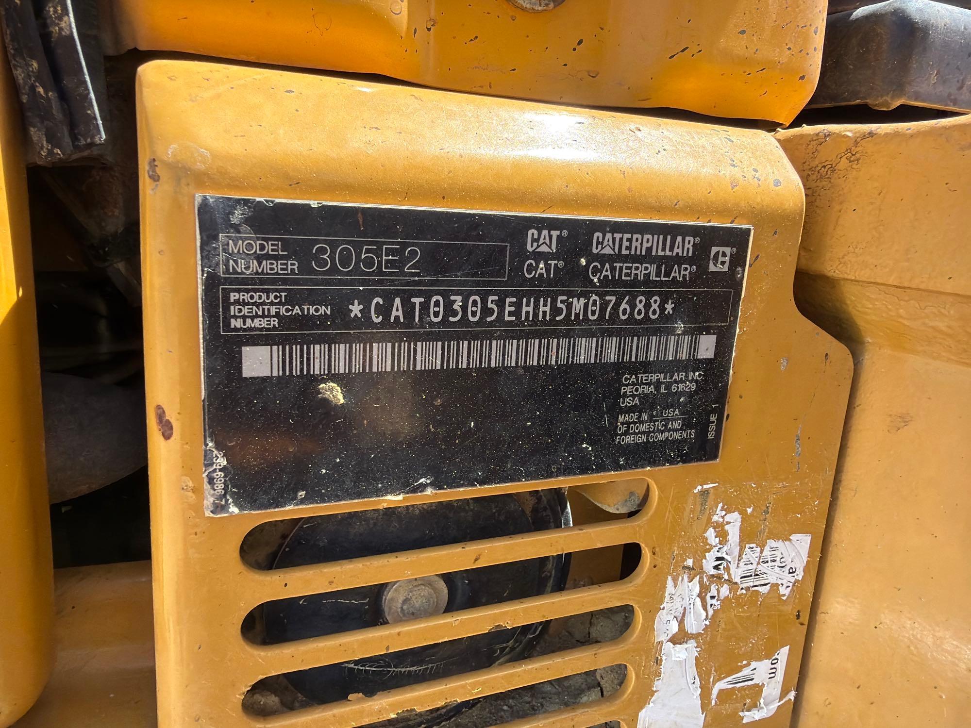 2018 Caterpillar 305E2CR