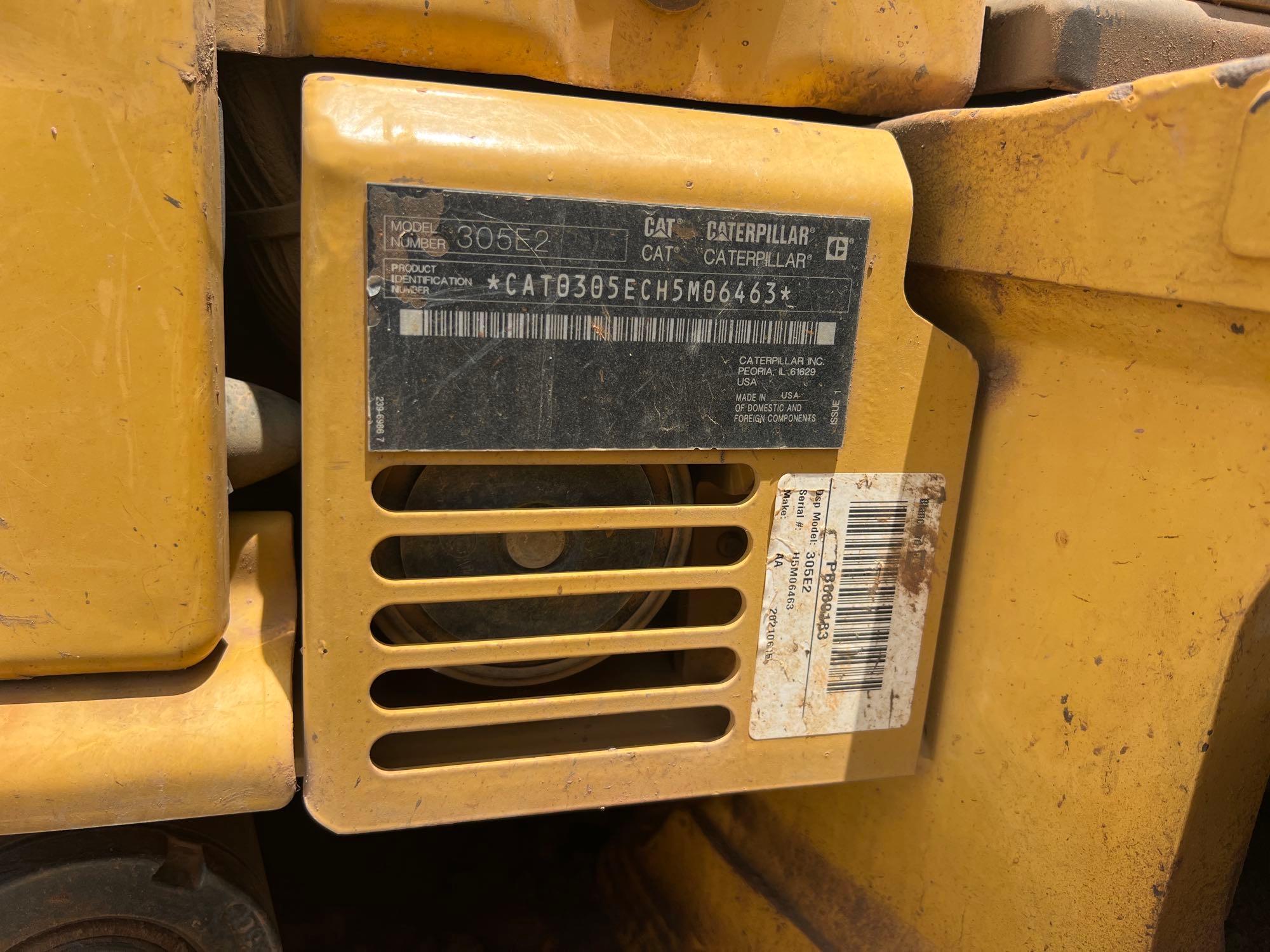 2018 Caterpillar 305E2CR