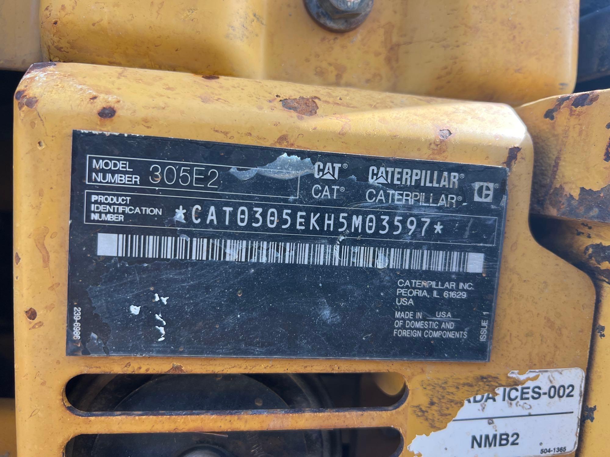 2017 Caterpillar 305E2CR