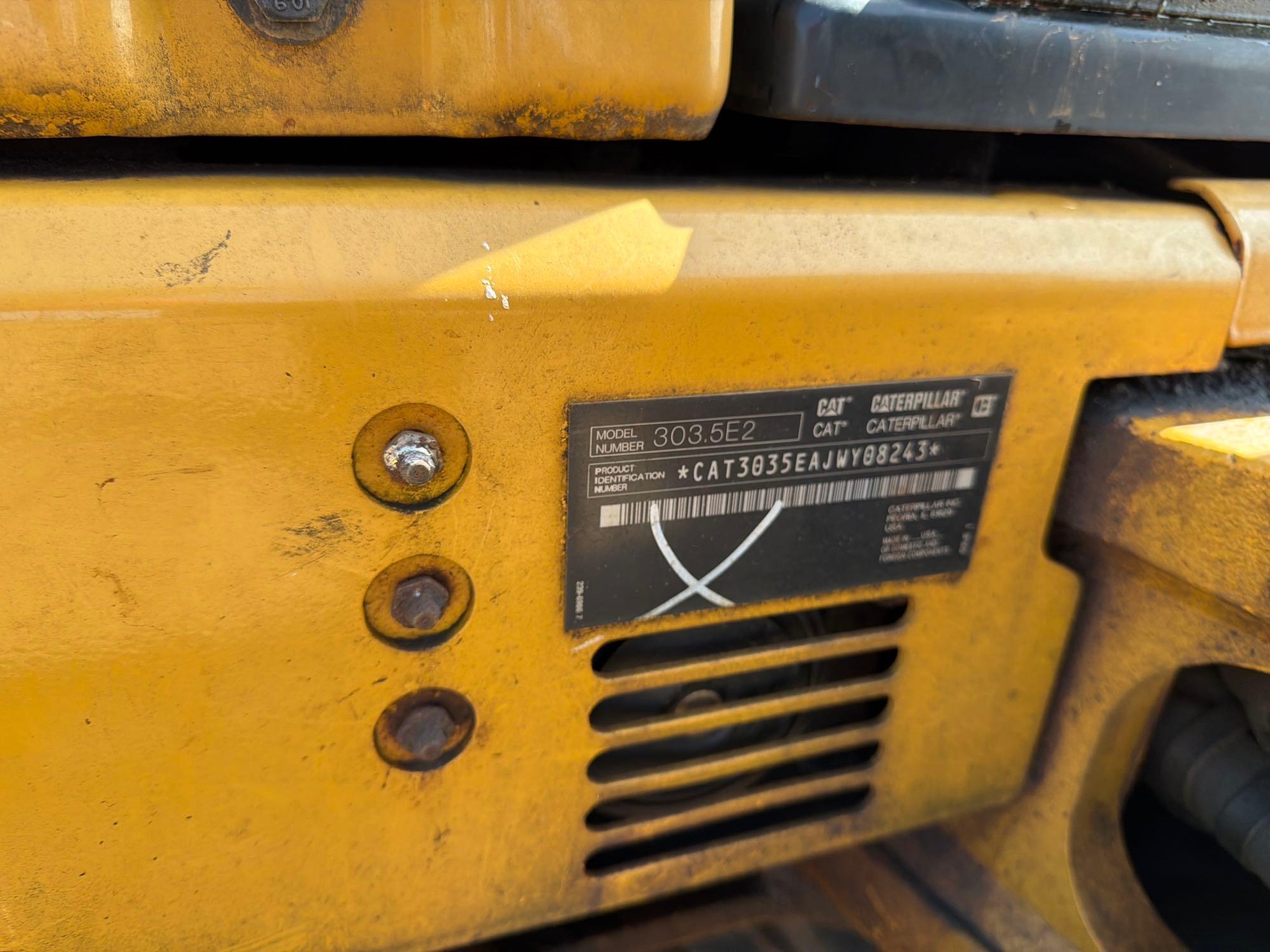 2022 Caterpillar 303.5E2CR