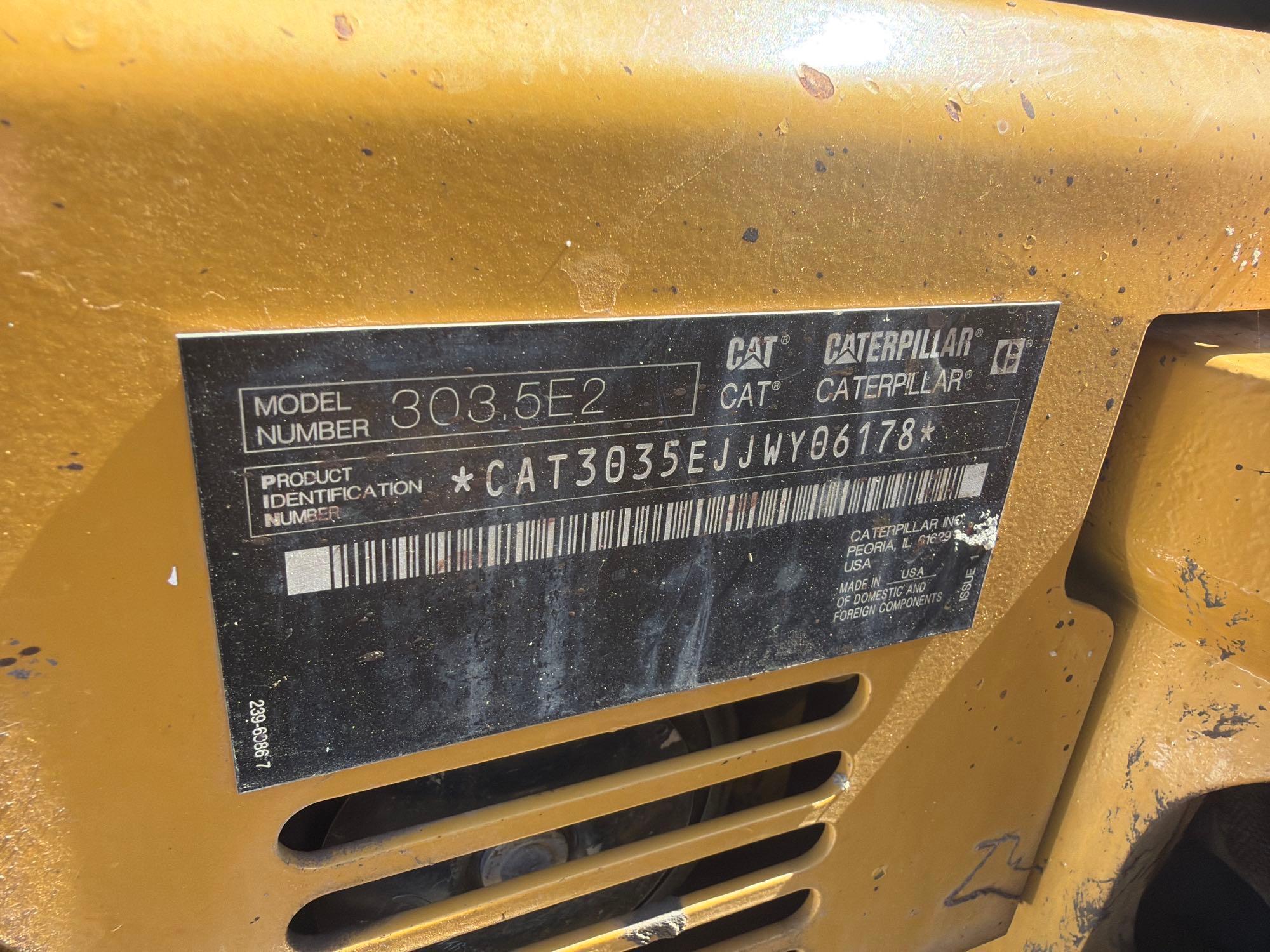 2019 Caterpillar 303.5E2CR