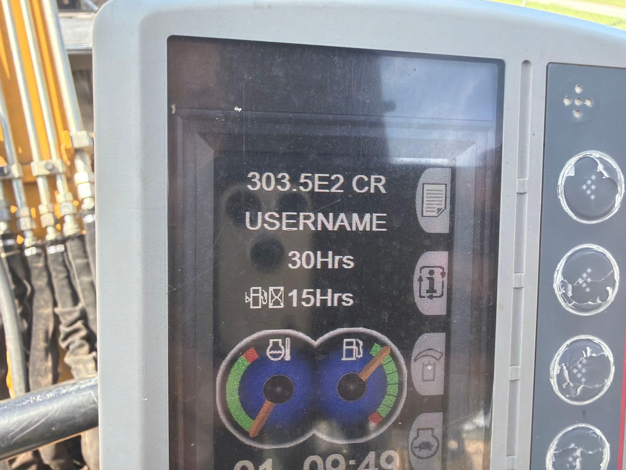2018 Caterpillar 303.5E2CR