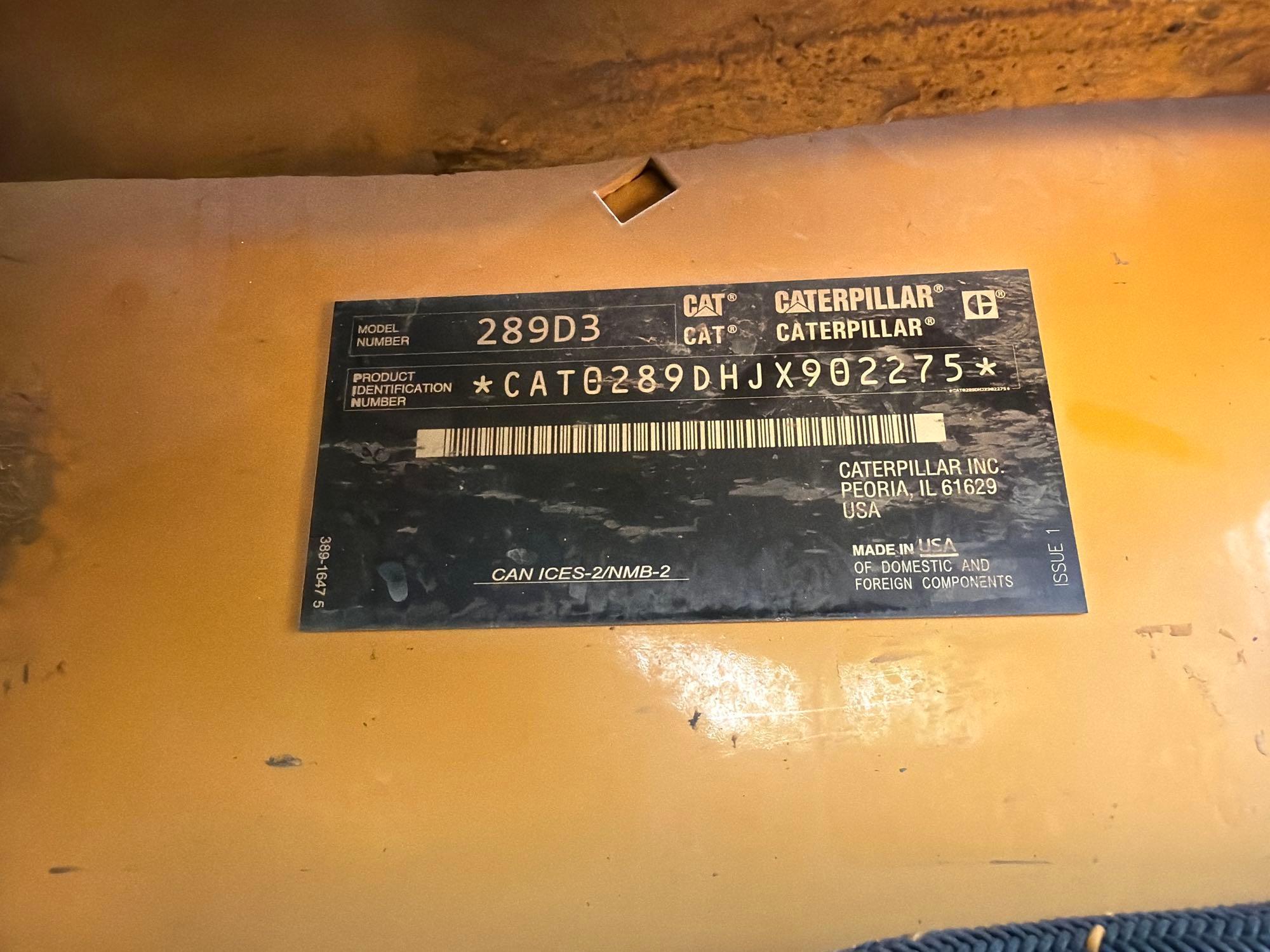 2020 Caterpillar 289D