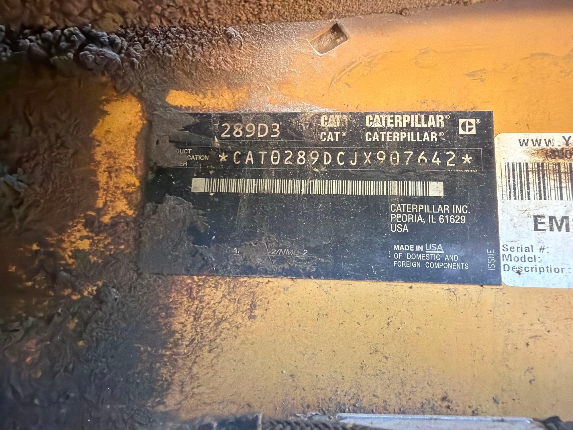 2021 Caterpillar 289D