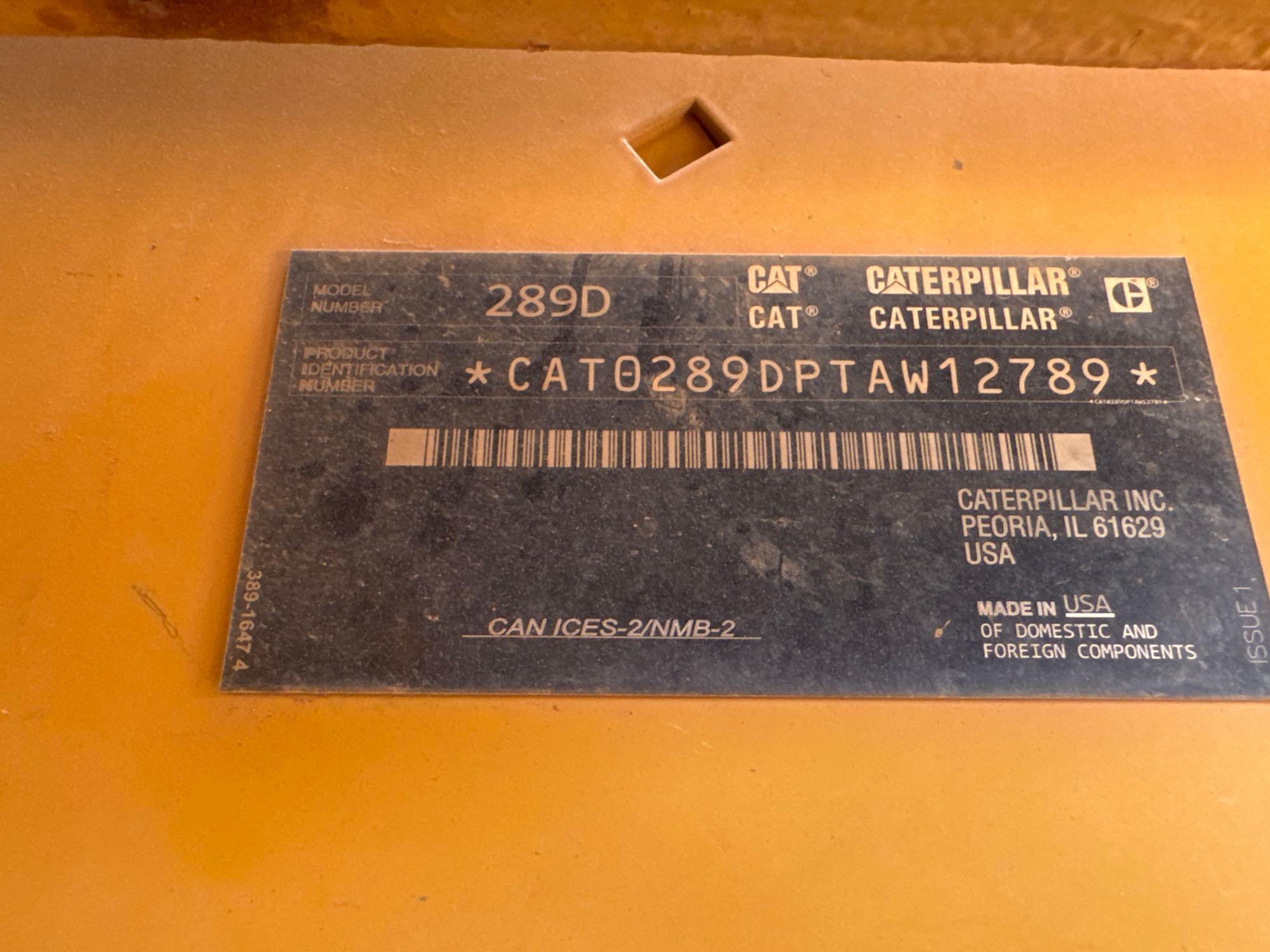 2019 Caterpillar 289D