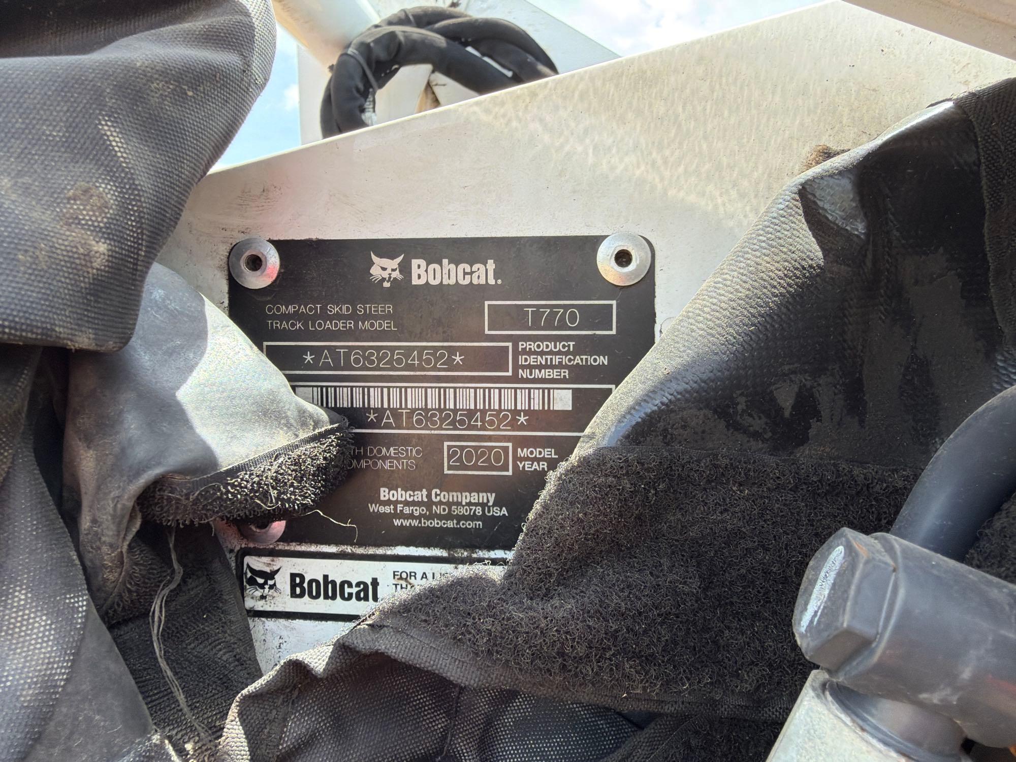 2020 Bobcat T770