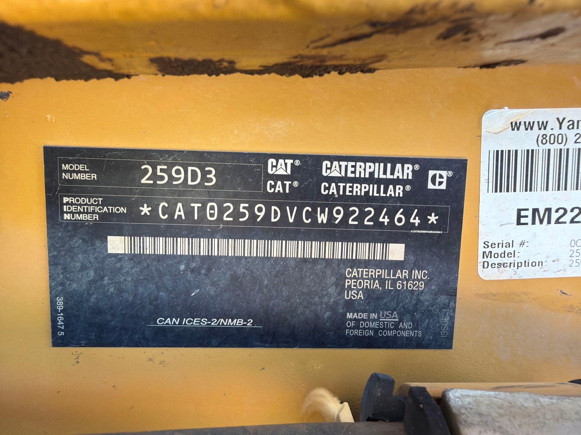 2023 Caterpillar 259D