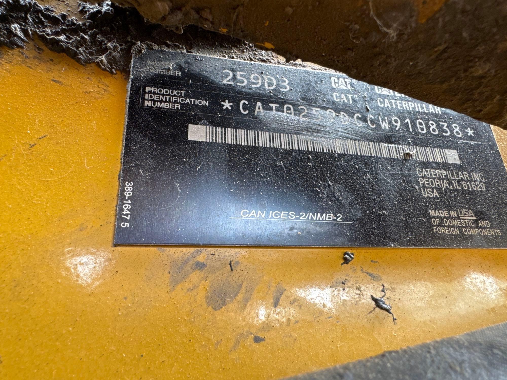 2021 Caterpillar 259D