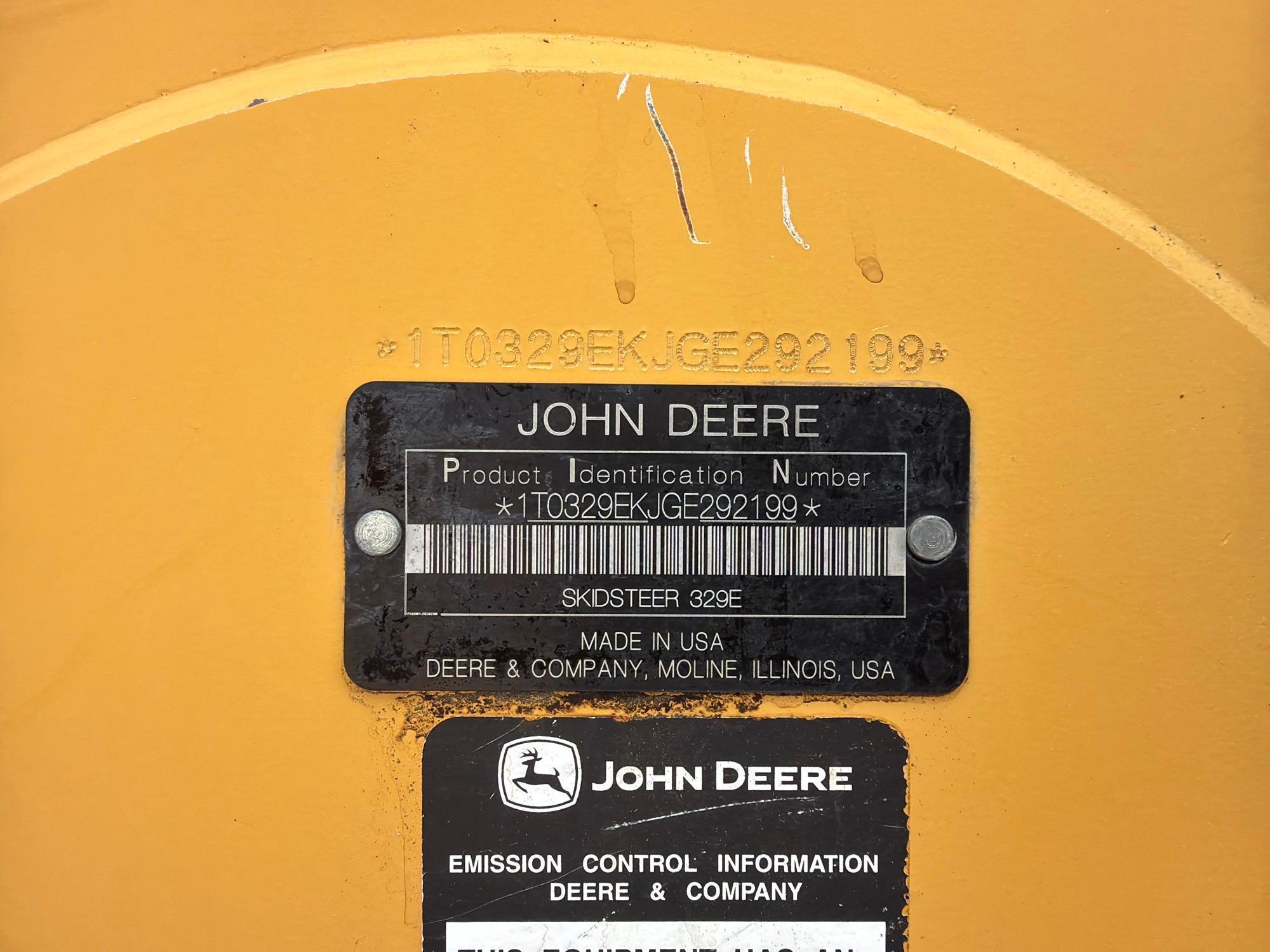 2016 John Deere 329E