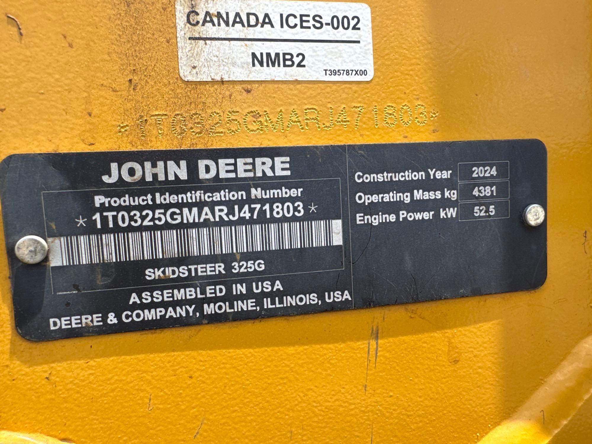 2024 John Deere 325G