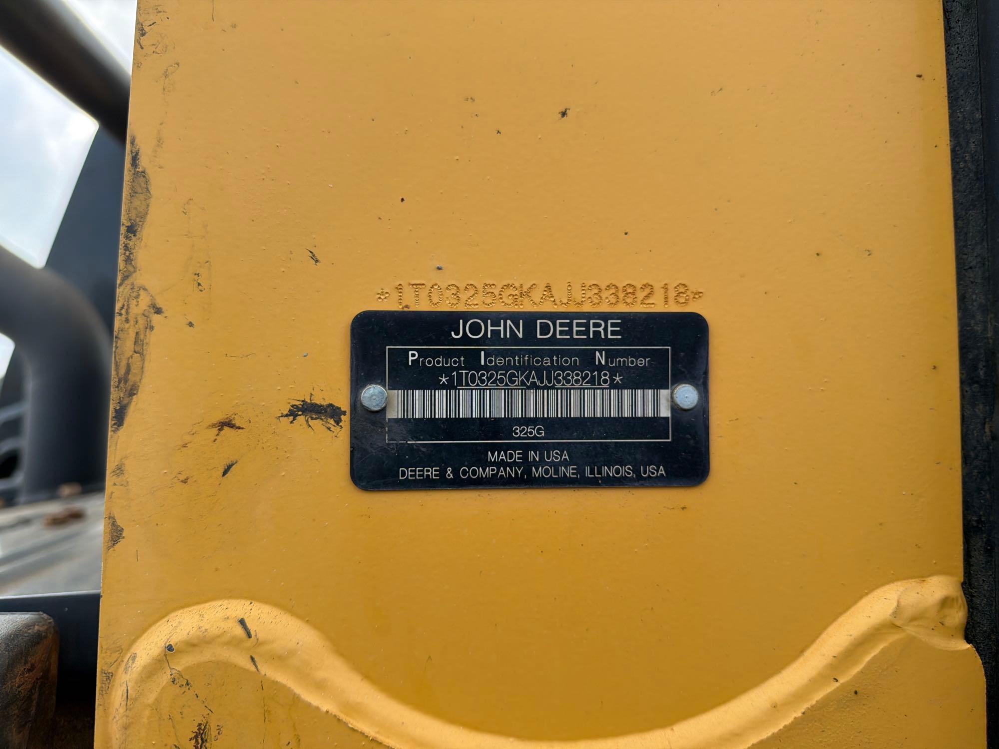 2018 John Deere 325G