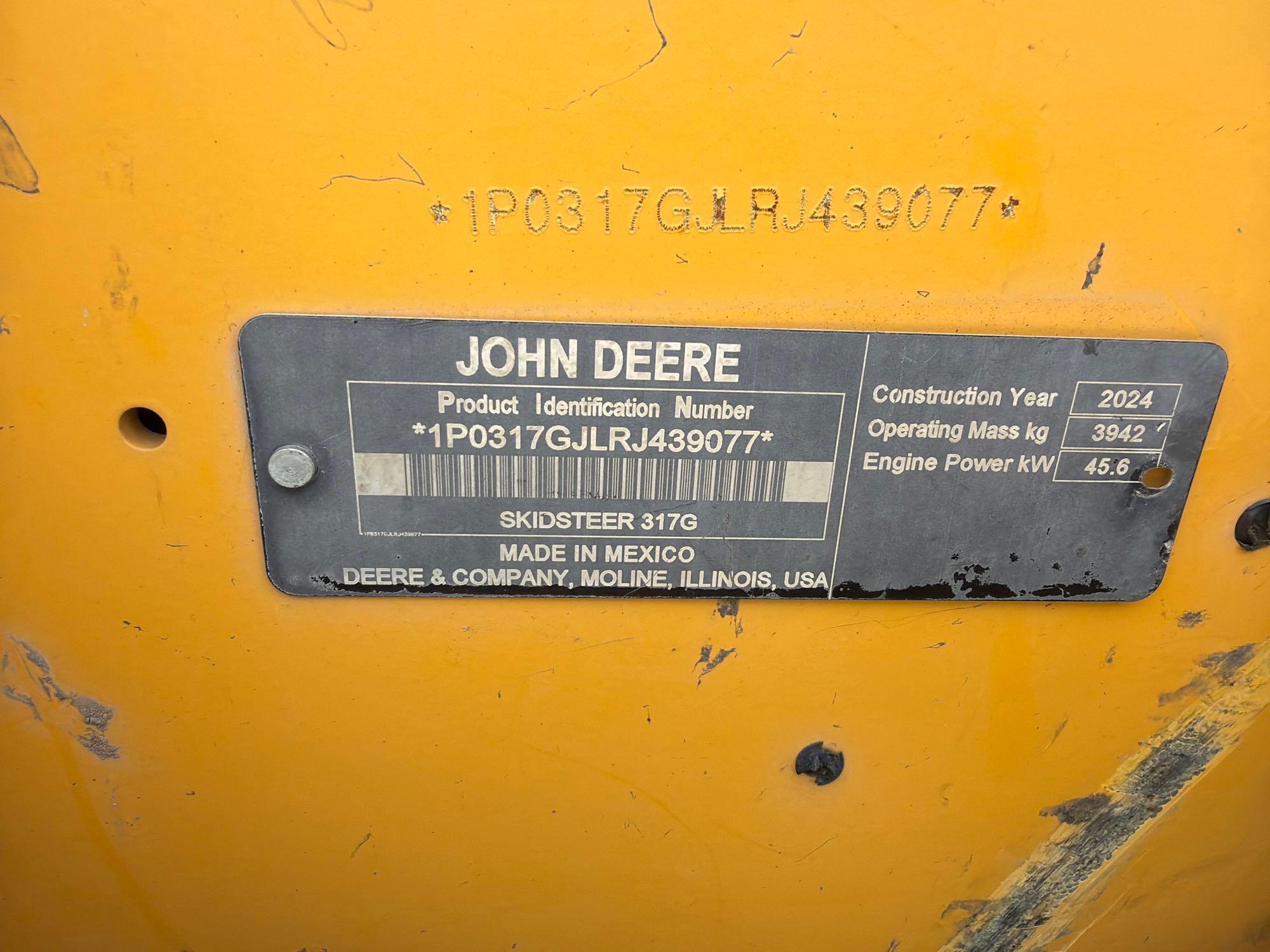 2024 John Deere 317G