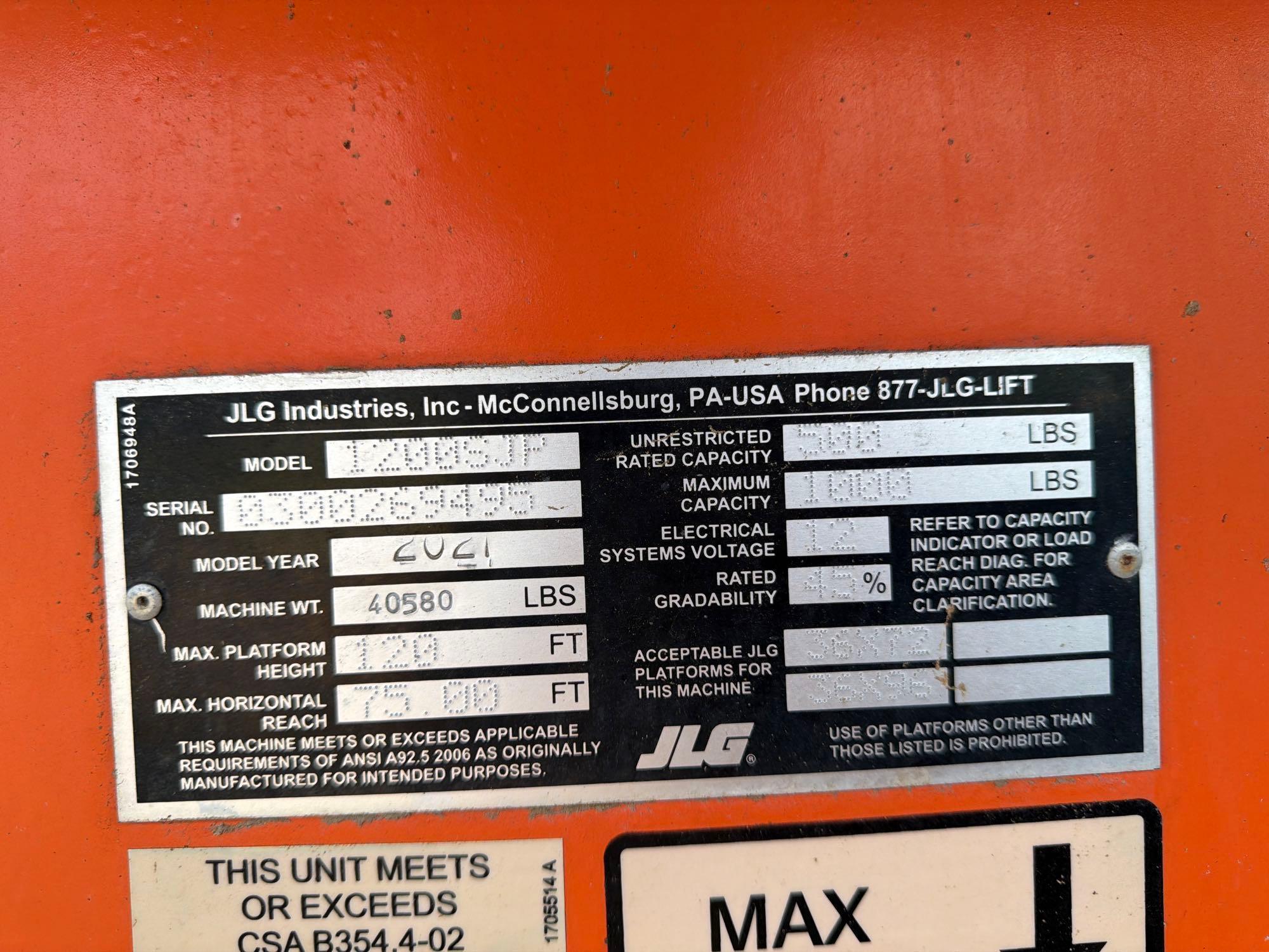 2021 JLG 1200SJP