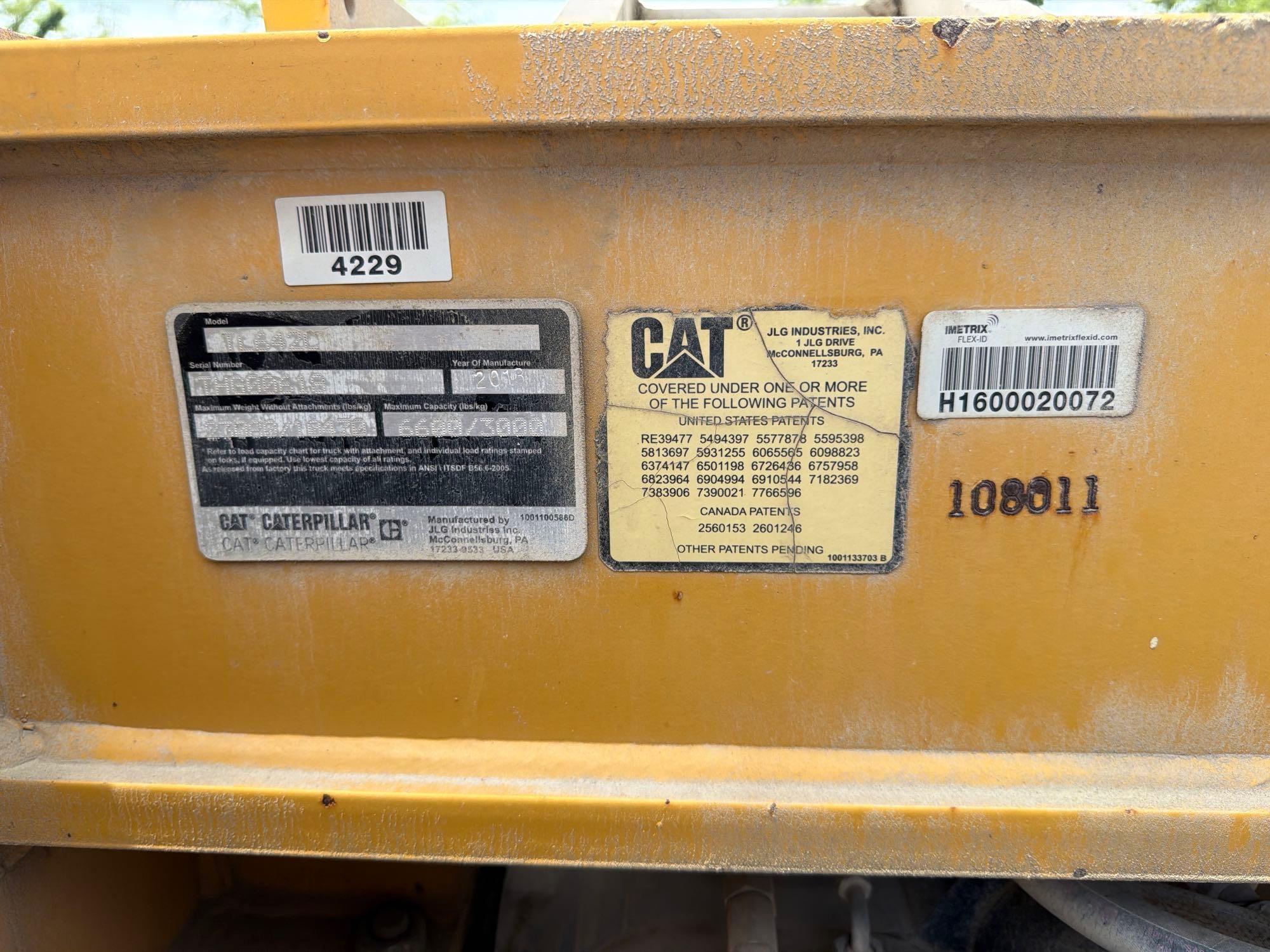 2013 Caterpillar TL642C
